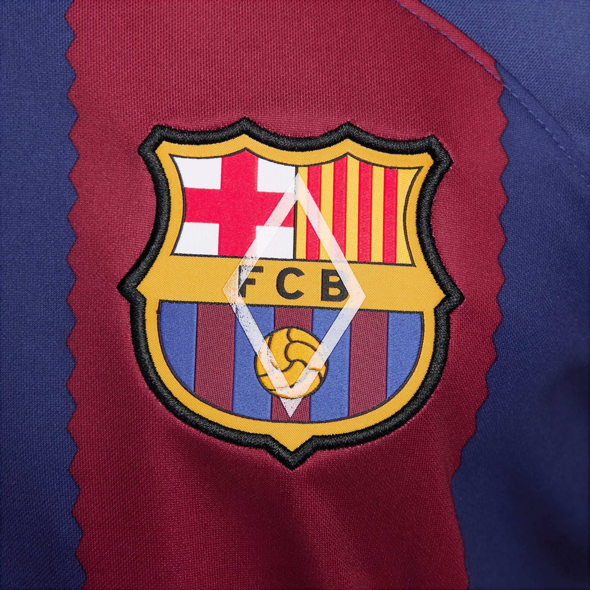 Nike FC Barcelona 2023/24 Stadium Home Men's Dri-FIT Long-Sleeve Soccer Jersey - DX2636-456-NIKE by Nike | Available at Niky's Sports