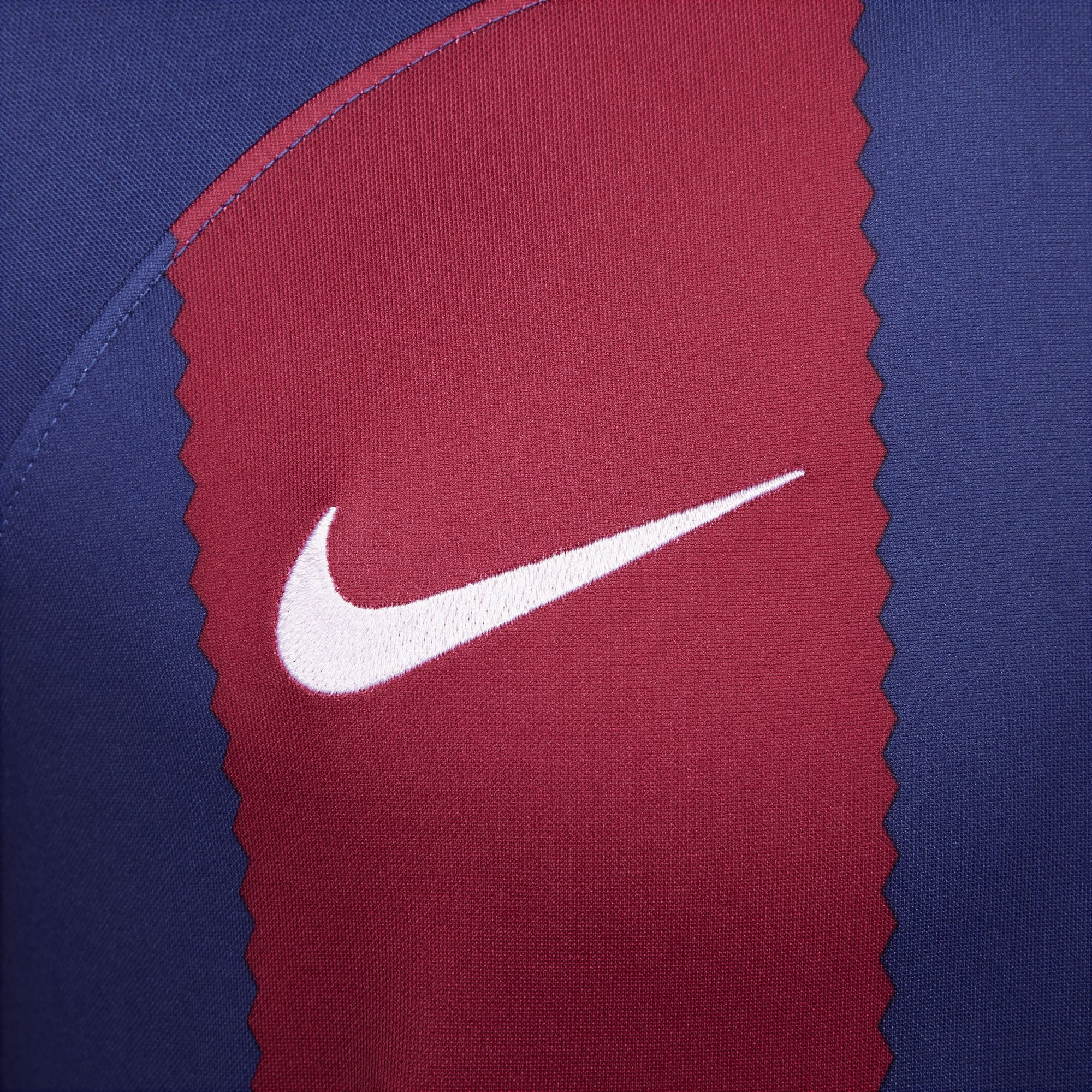 Nike FC Barcelona 2023/24 Stadium Home Men's Dri-FIT Long-Sleeve Soccer Jersey - DX2636-456-NIKE by Nike | Available at Niky's Sports