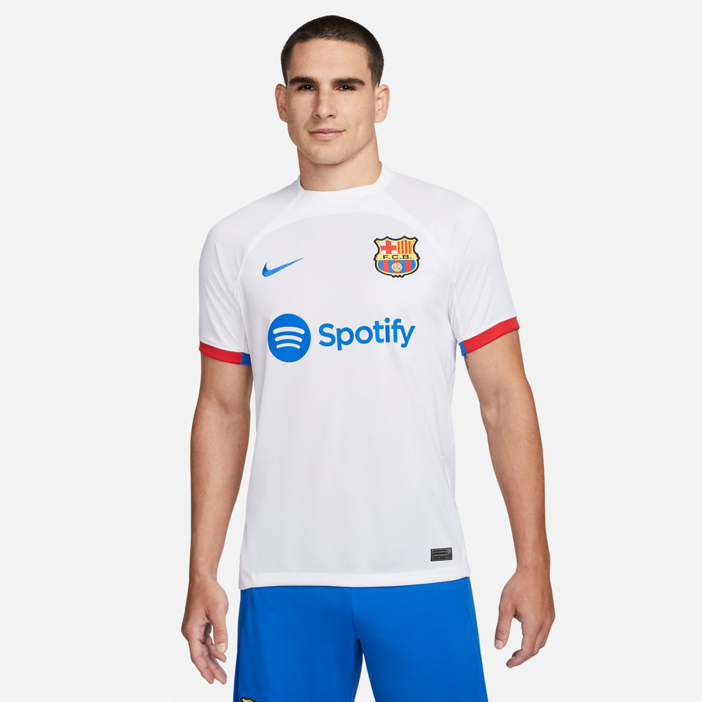 Nike FC Barcelona Away Soccer Jersey 23/24 - DX2686-101-NIKE by Nike | Available at Niky's Sports