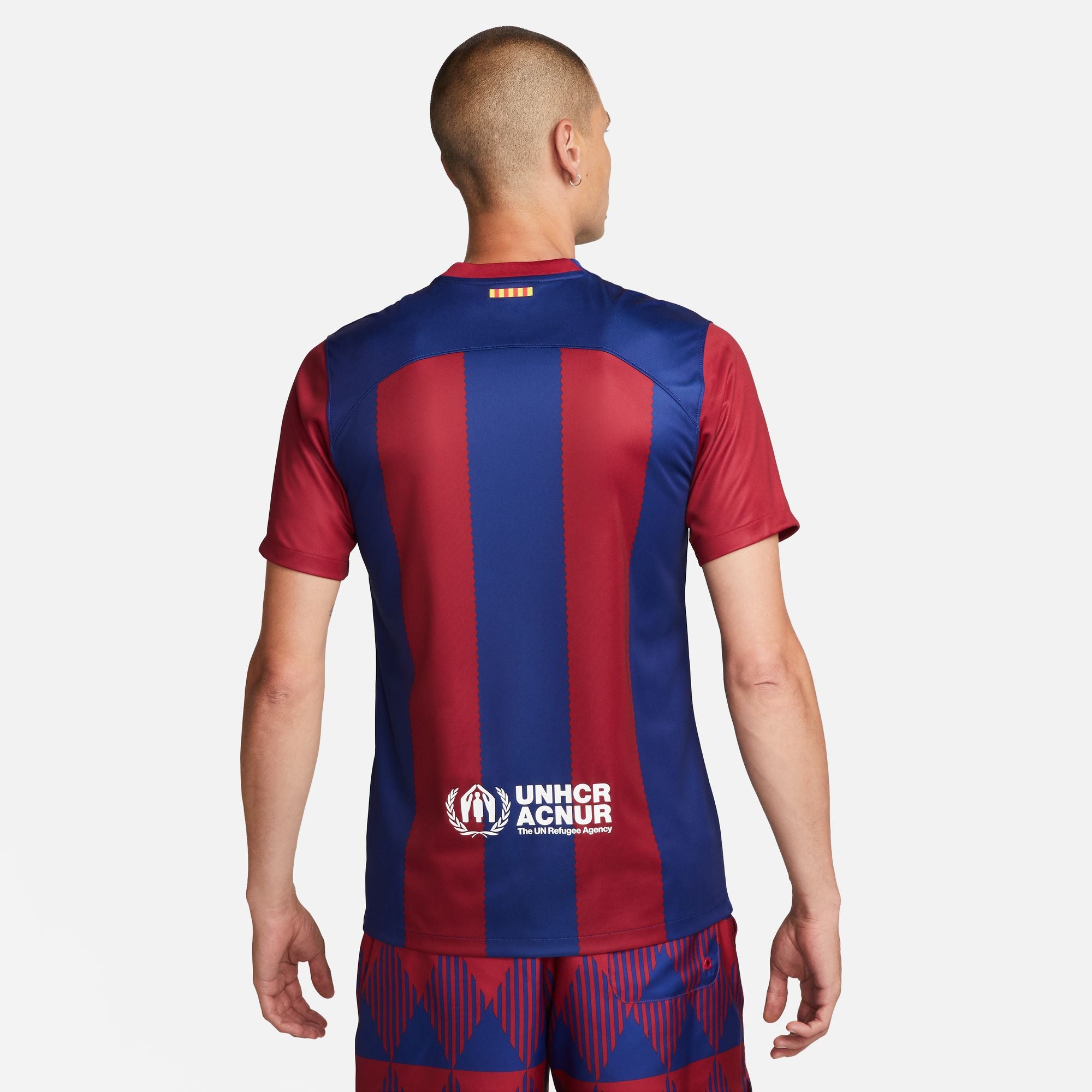 Nike FC Barcelona 2023/24 Stadium Home Men's Dri-FIT Soccer Jersey - DX2687-456-NIKE by Nike | Available at Niky's Sports