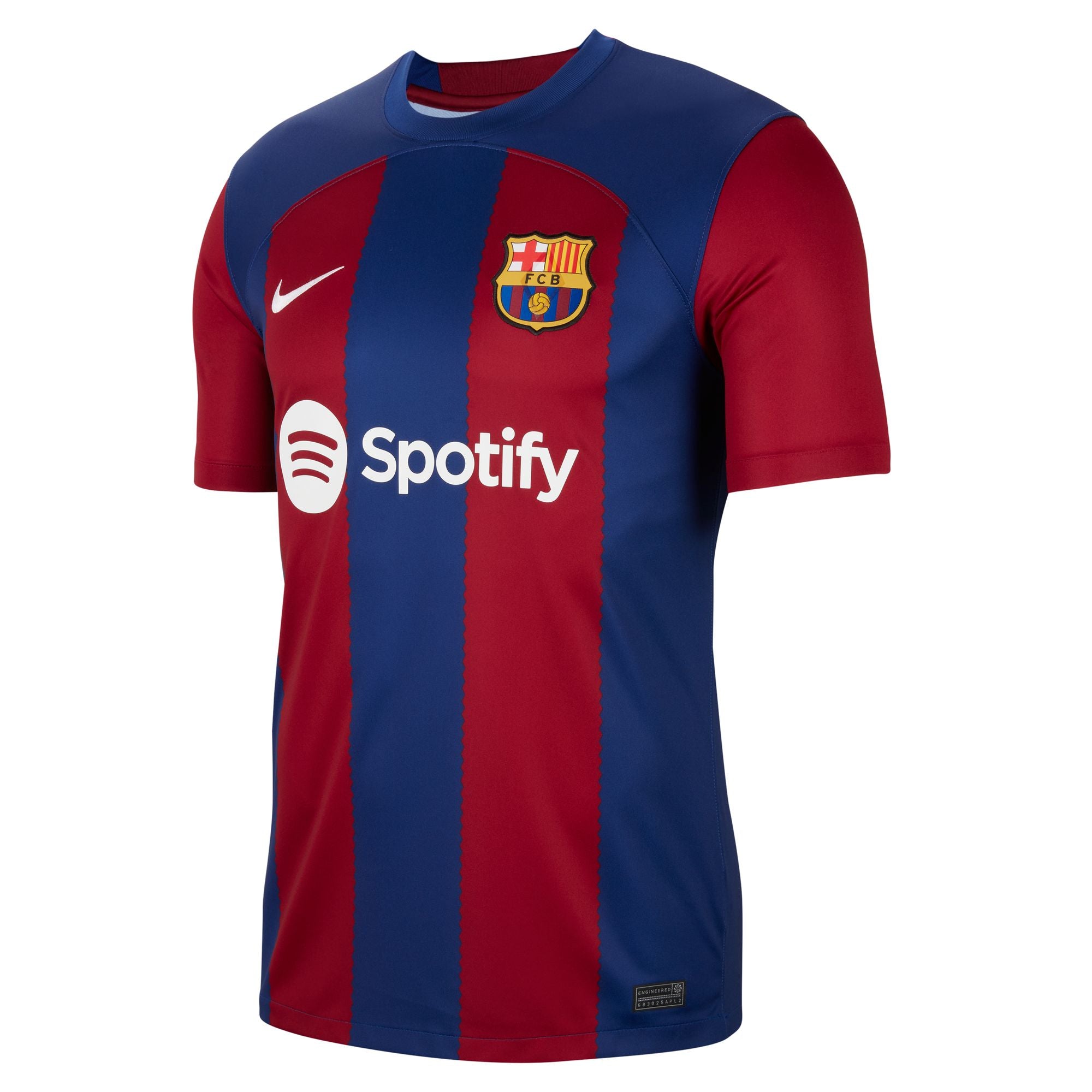 Nike FC Barcelona 2023/24 Stadium Home Men's Dri-FIT Soccer Jersey - DX2687-456-NIKE by Nike | Available at Niky's Sports