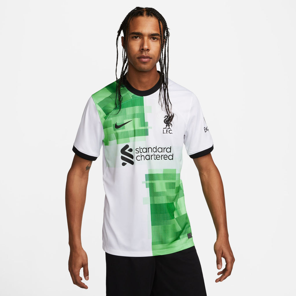Nike Liverpool FC 2023/24 Stadium Away Men's Dri-FIT Soccer Jersey - DX2690-101-NIKE by Nike | Available at Niky's Sports