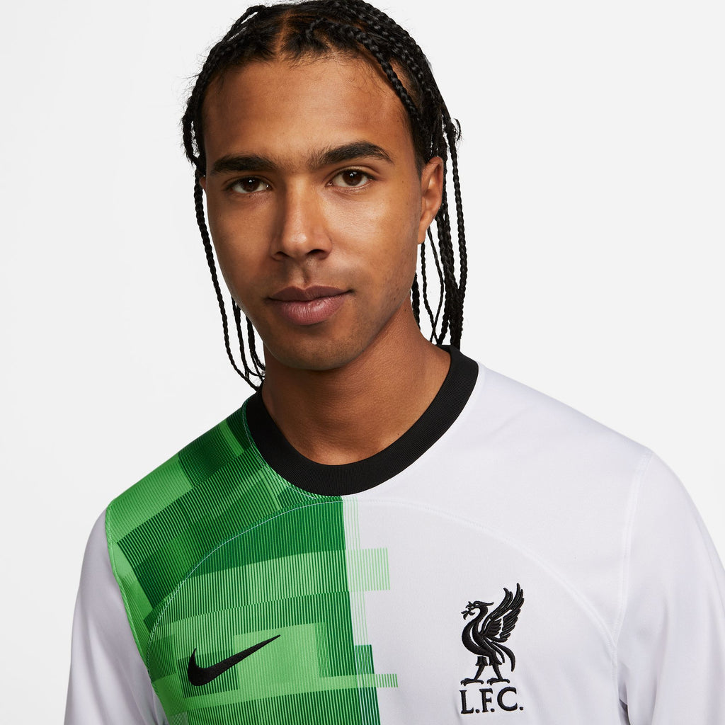 Nike Liverpool FC 2023/24 Stadium Away Men's Dri-FIT Soccer Jersey - DX2690-101-NIKE by Nike | Available at Niky's Sports