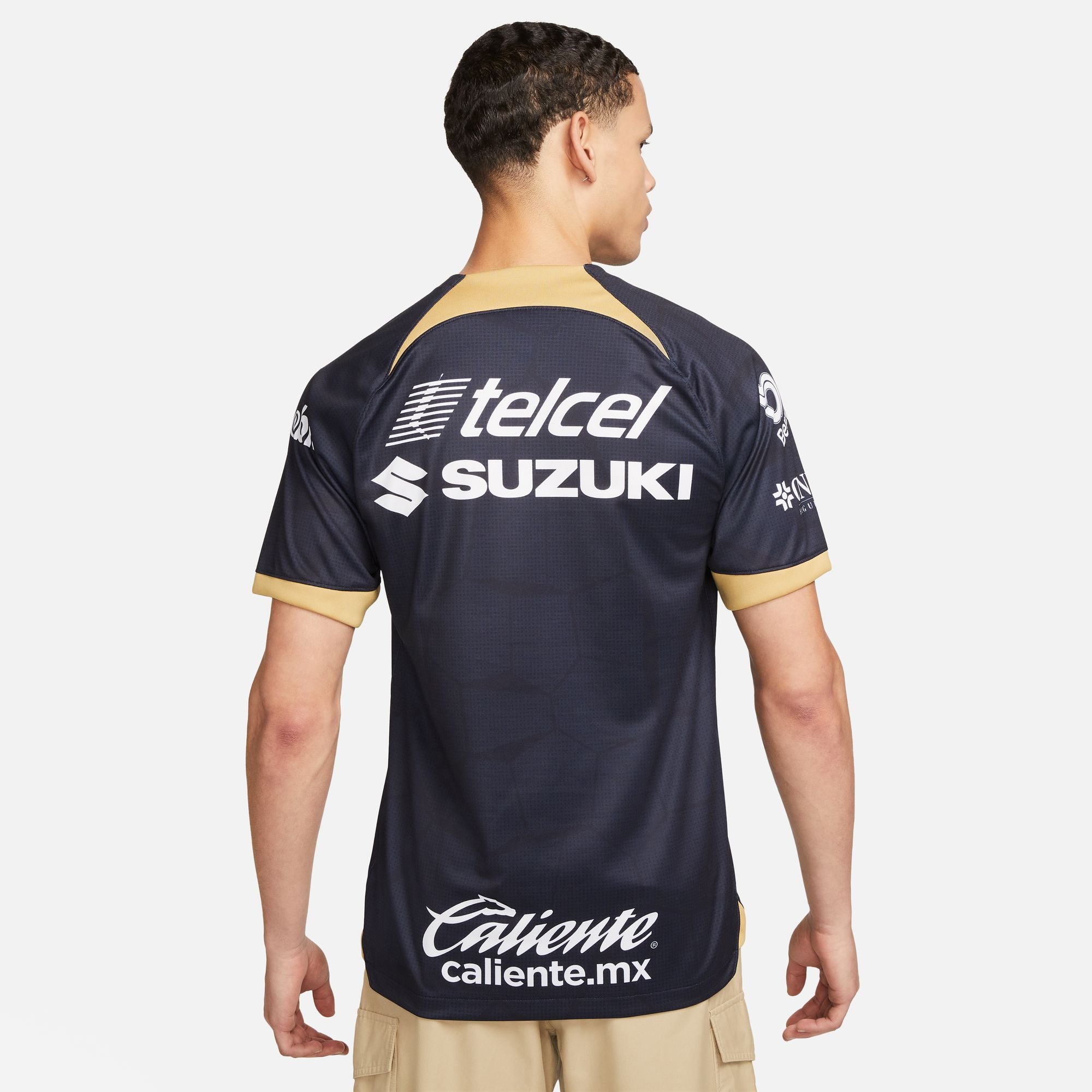 Nike Pumas UNAM 2023/24 Stadium Away Men's Dri-FIT Soccer Jersey - DX2695-452-NIKE by Nike | Available at Niky's Sports