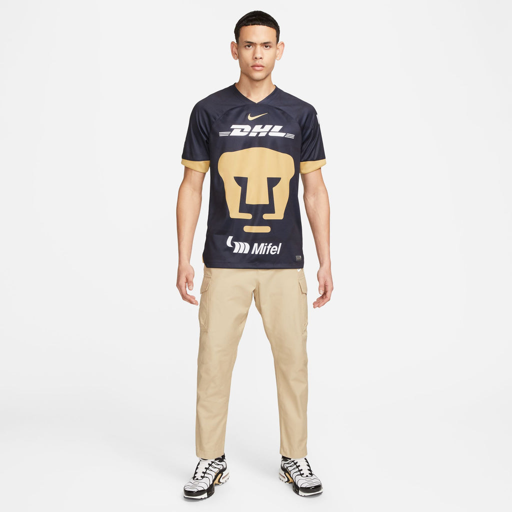 Nike Pumas UNAM 2023/24 Stadium Away Men's Dri-FIT Soccer Jersey - DX2695-452-NIKE by Nike | Available at Niky's Sports