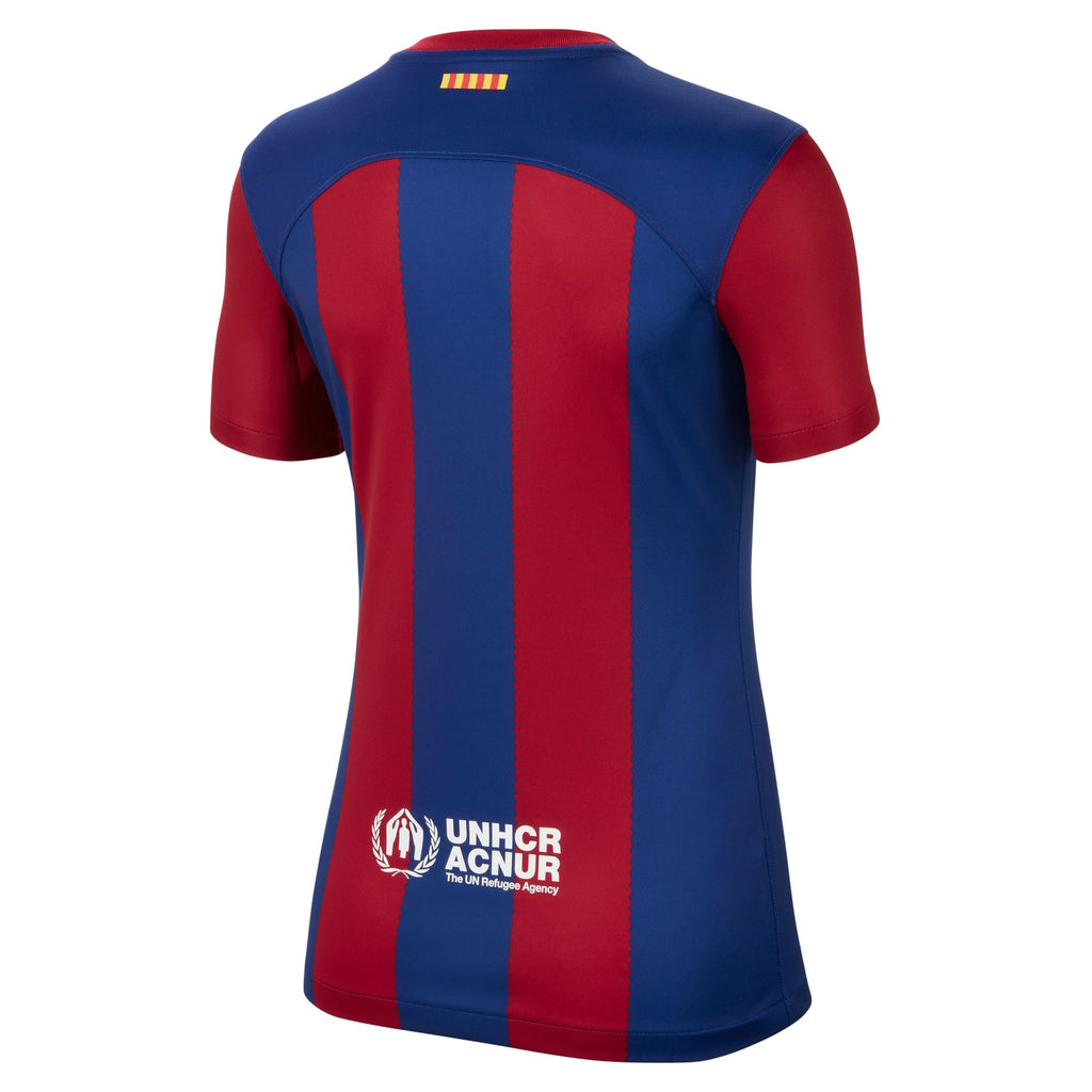 Nike FC Barcelona 2023/24 Stadium Home Women's Dri-FIT Soccer Jersey