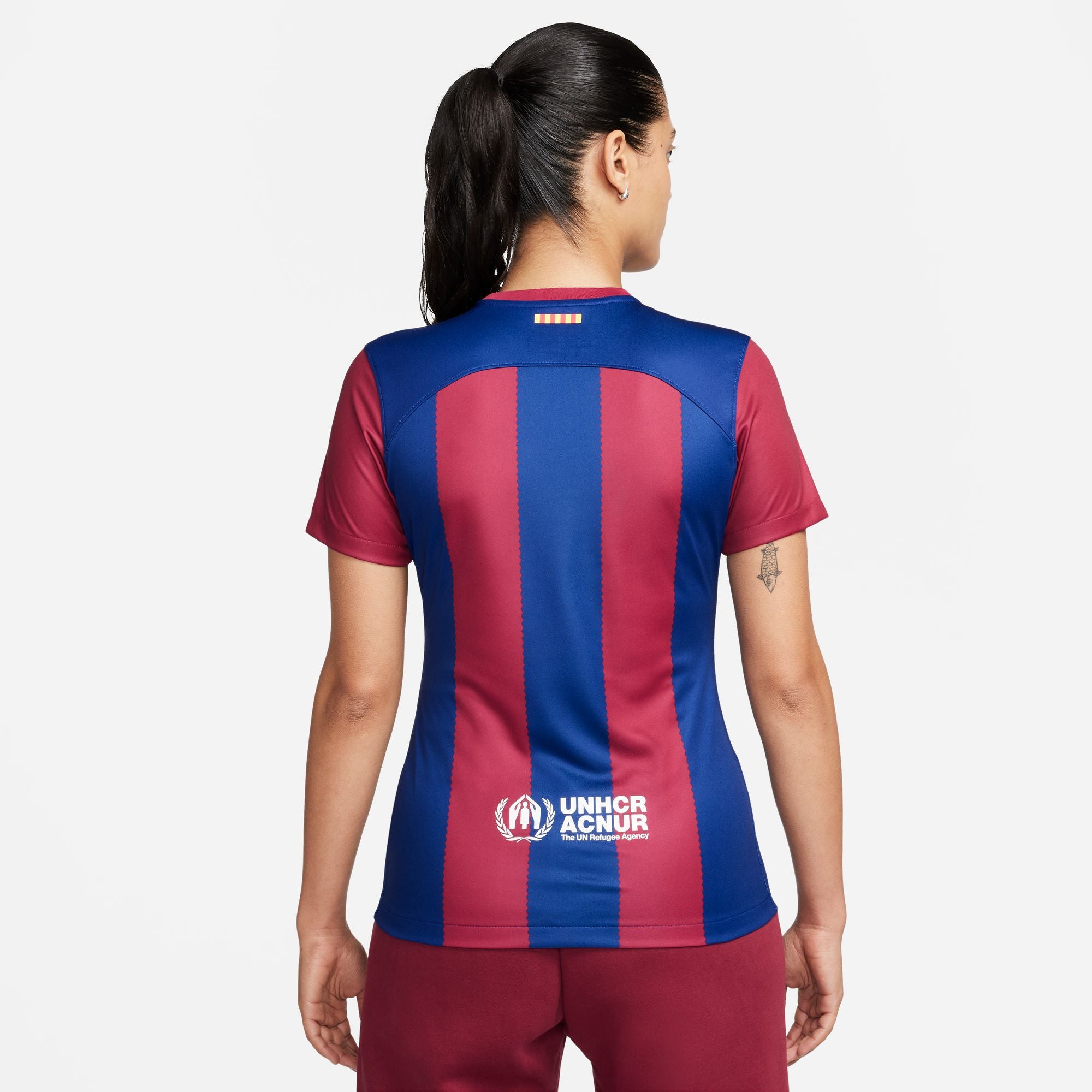 Nike FC Barcelona 2023/24 Stadium Home Women's Dri-FIT Soccer Jersey