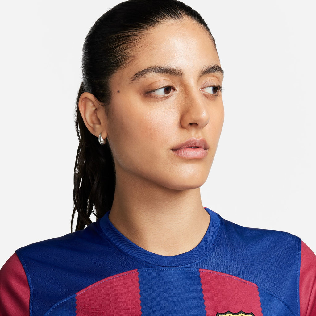 Nike FC Barcelona 2023/24 Stadium Home Women's Dri-FIT Soccer Jersey