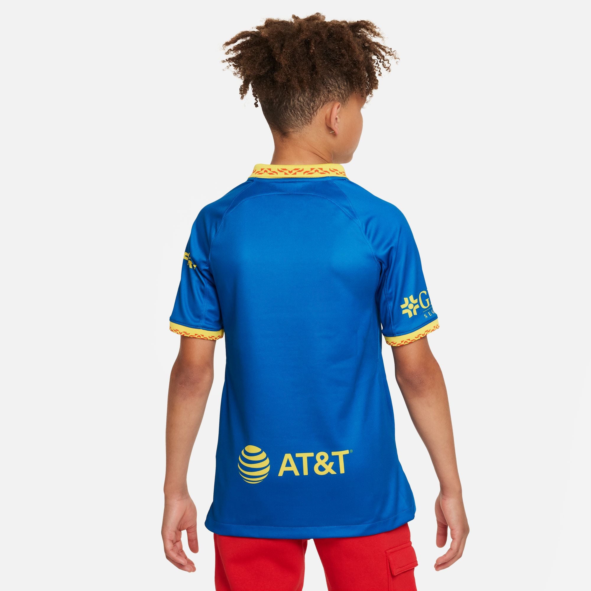 Nike Club America 2023/24 Stadium Away Big Kids' Dri-FIT Soccer Jersey - DX2755-409-NIKE by Nike | Available at Niky's Sports