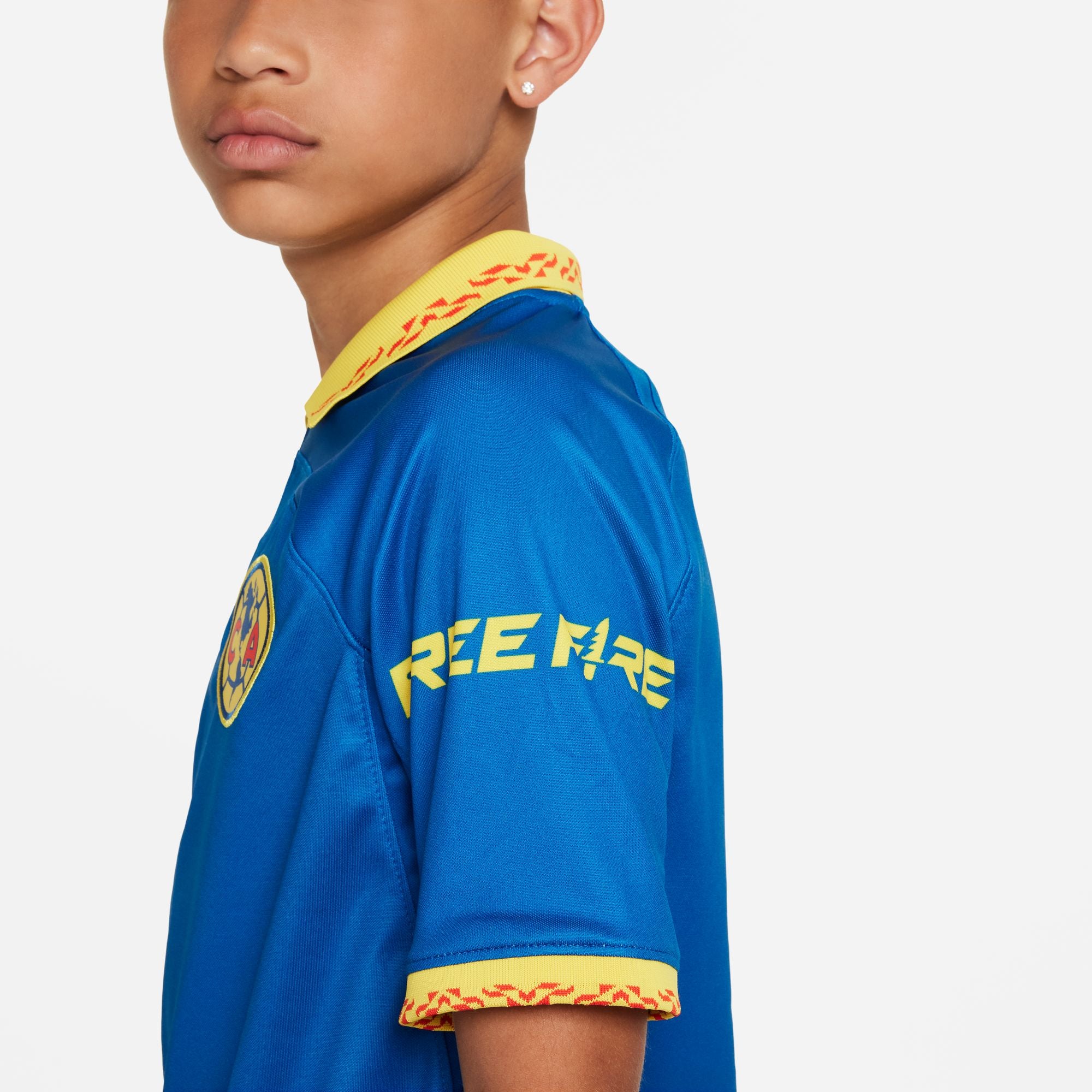 Nike Club America 2023/24 Stadium Away Big Kids' Dri-FIT Soccer Jersey - DX2755-409-NIKE by Nike | Available at Niky's Sports