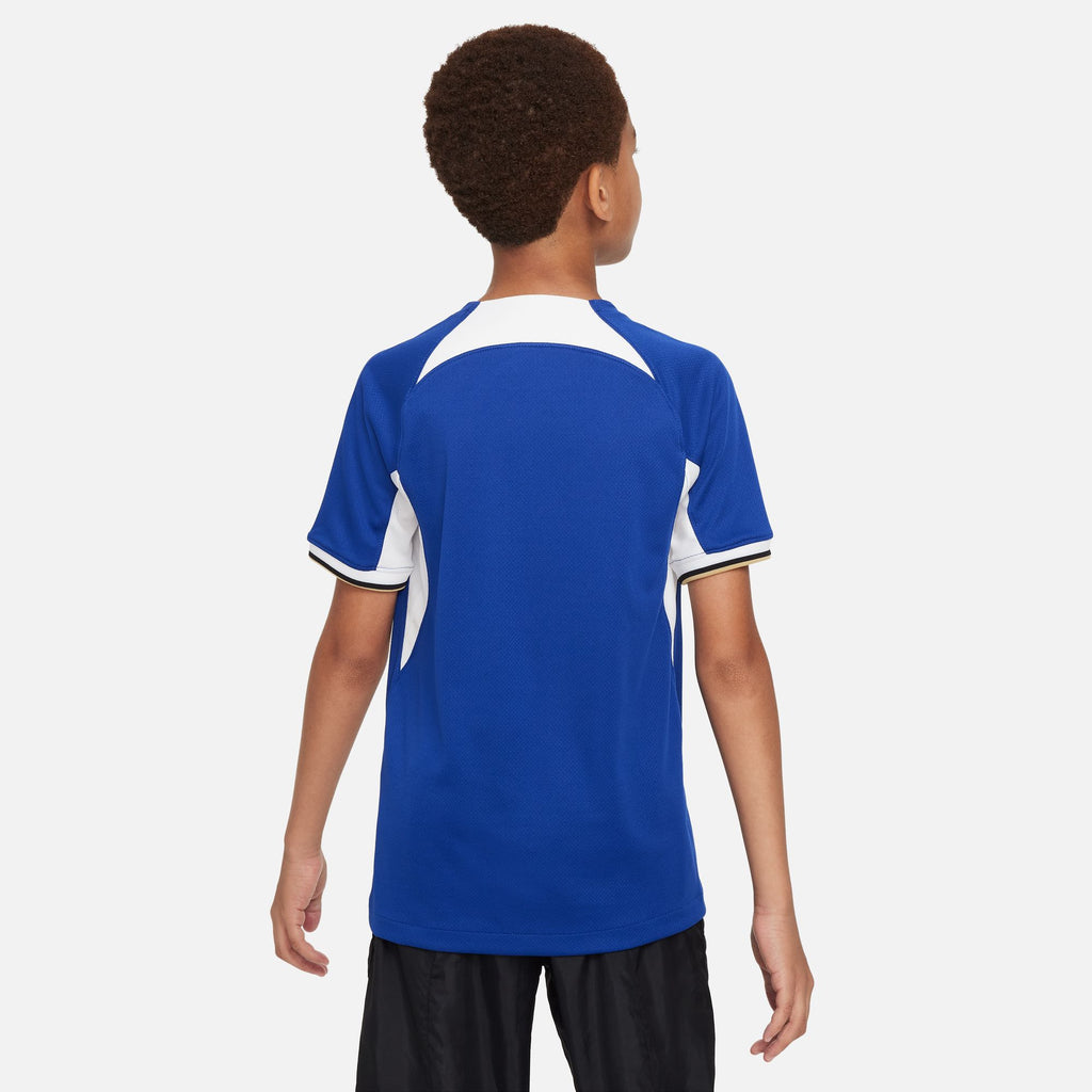 Nike Chelsea FC 2023/24 Stadium Home Big Kids' Dri-FIT Soccer Jersey - DX2759-496-NIKE by Nike | Available at Niky's Sports