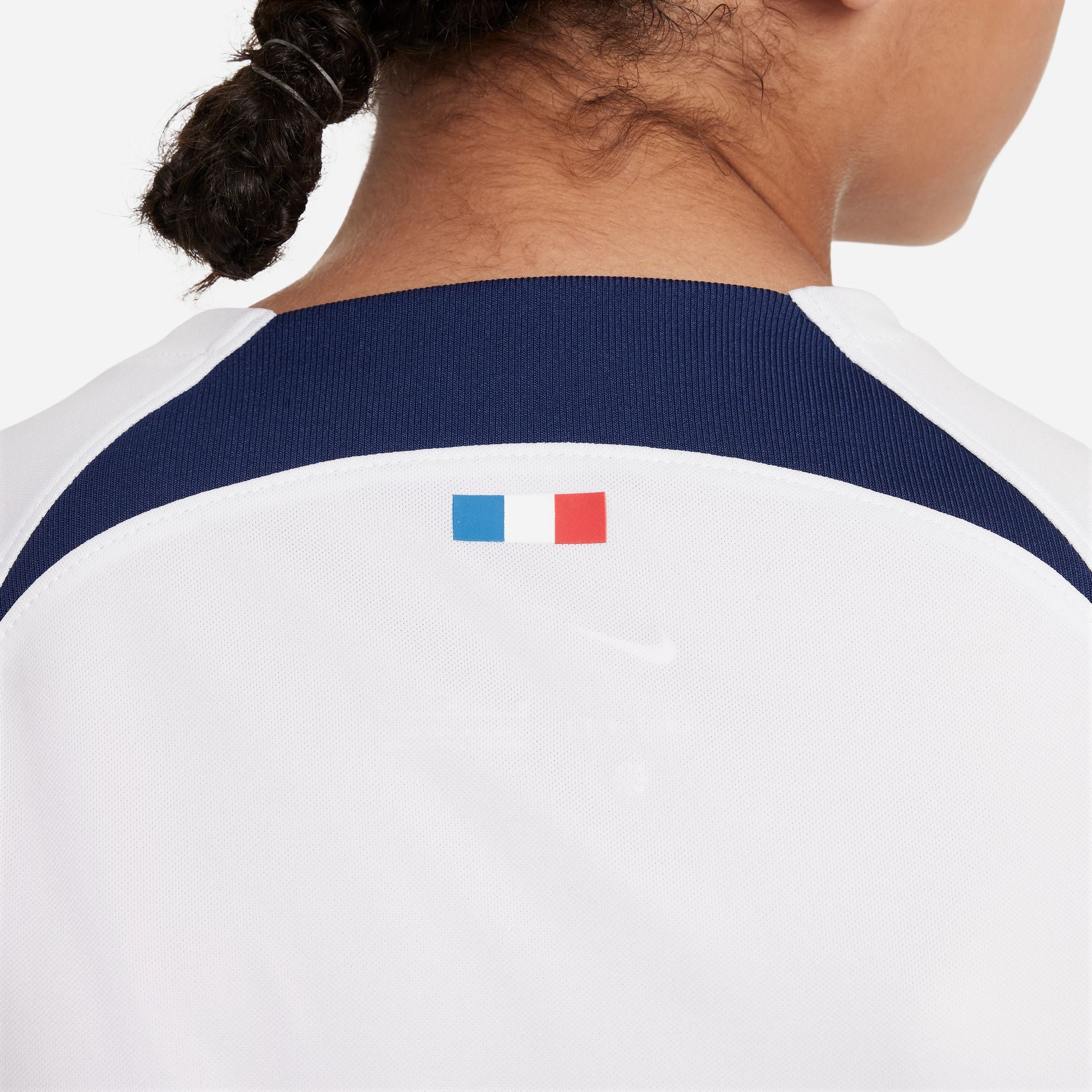Nike Paris Saint-Germain 2023/24 Stadium Away Big Kids' Dri-FIT Soccer Jersey - DX2767-101-NIKE by Nike | Available at Niky's Sports