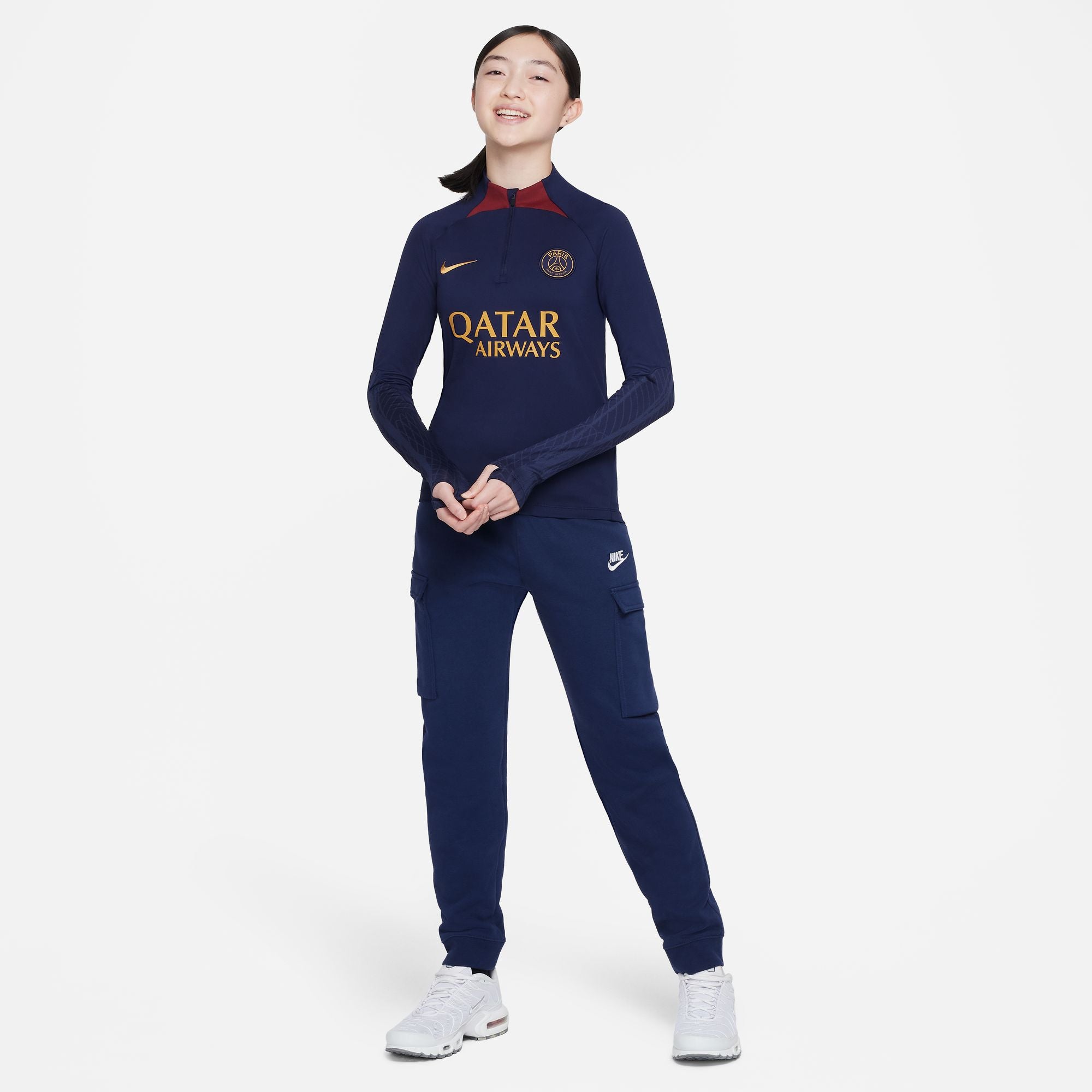Nike Paris Saint-Germain Strike Big Kids' Dri-FIT Knit Soccer Drill To