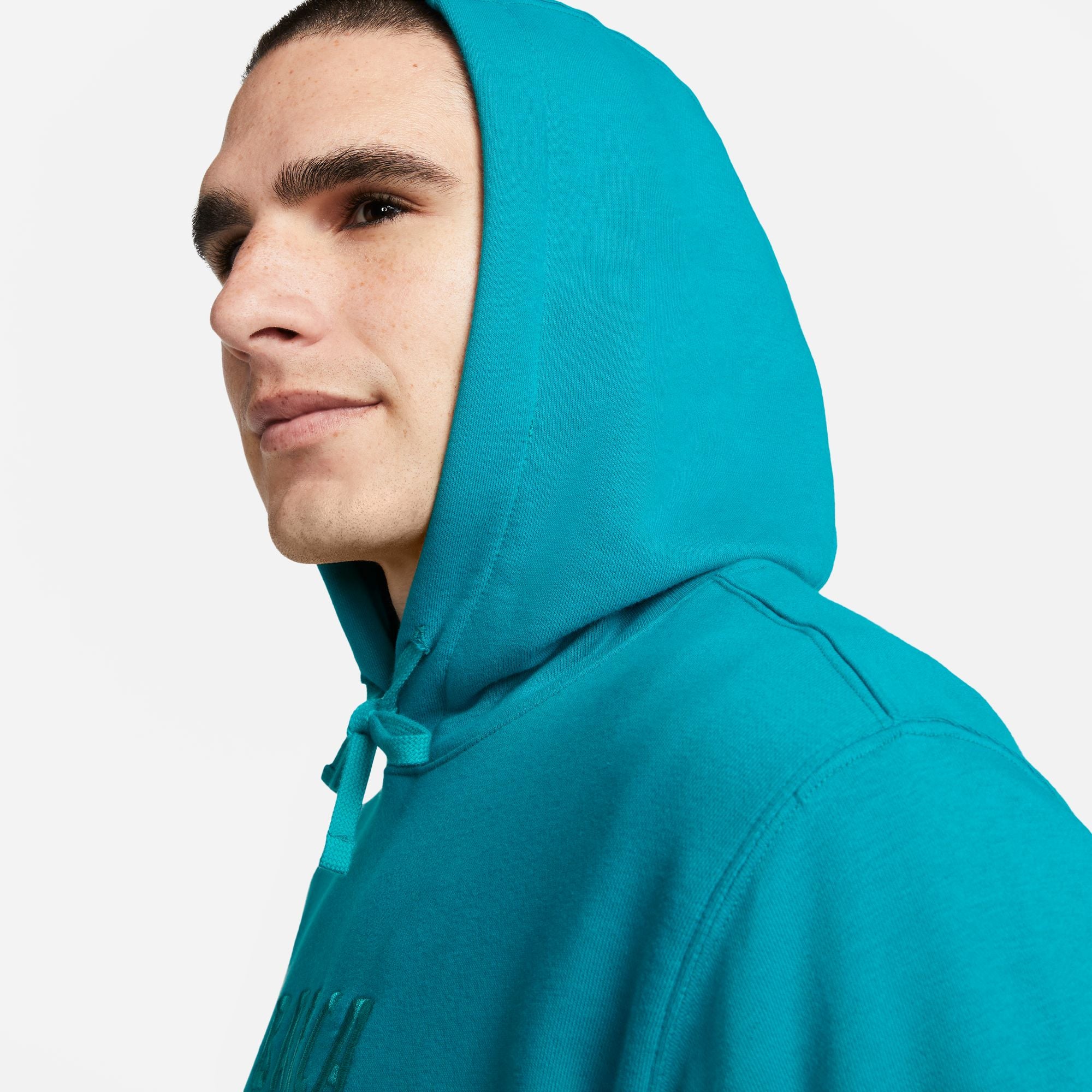 Nike FC Barcelona Club Third Men's Soccer French Terry Pullover Hoodie - DX8643-300-NIKE by Nike | Available at Niky's Sports