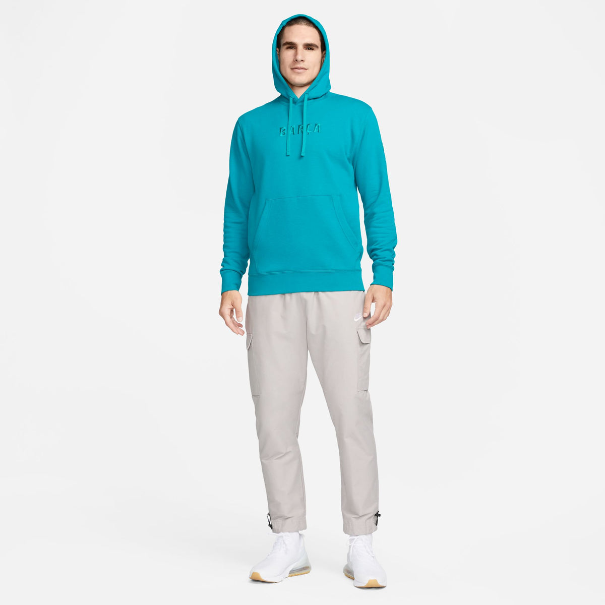 Nike FC Barcelona Club Third Men's Soccer French Terry Pullover Hoodie - DX8643-300-NIKE by Nike | Available at Niky's Sports