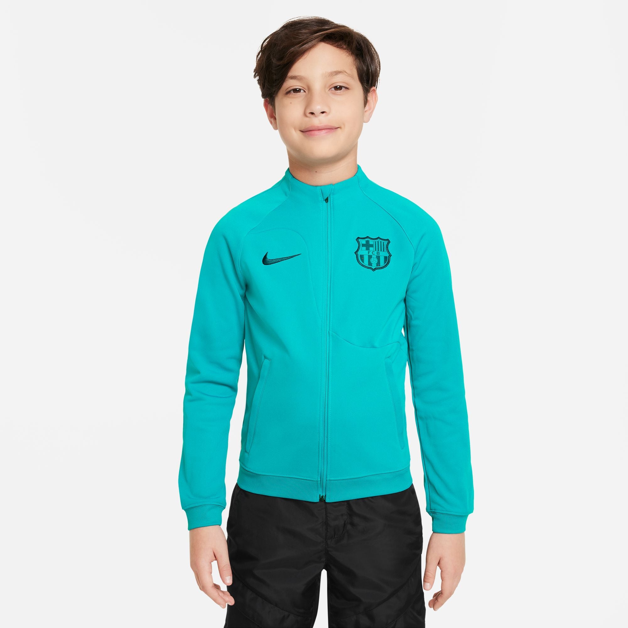 Nike FC Barcelona Academy Pro Third Big Kids' Soccer Knit Jacket