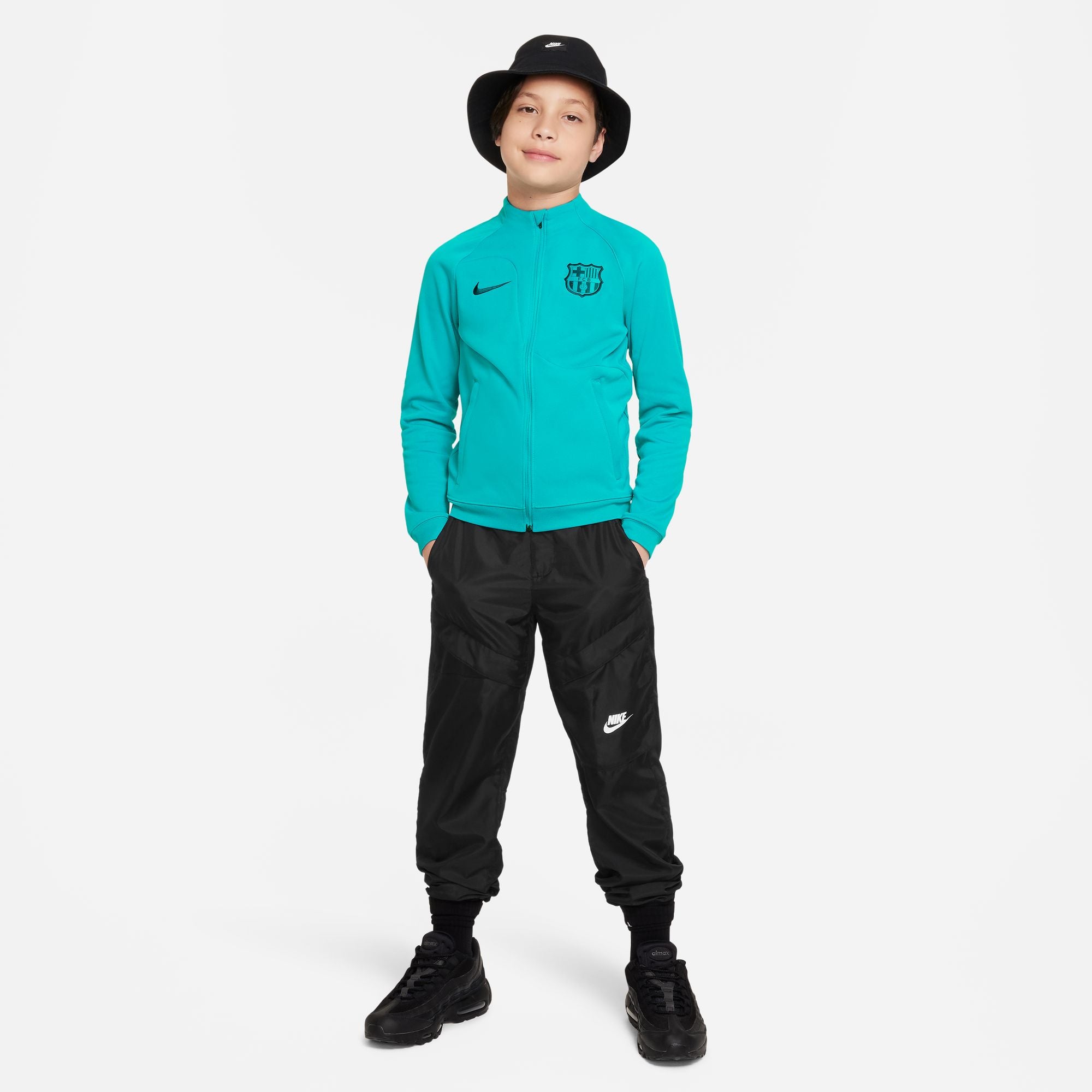 Nike FC Barcelona Academy Pro Third Big Kids' Soccer Knit Jacket