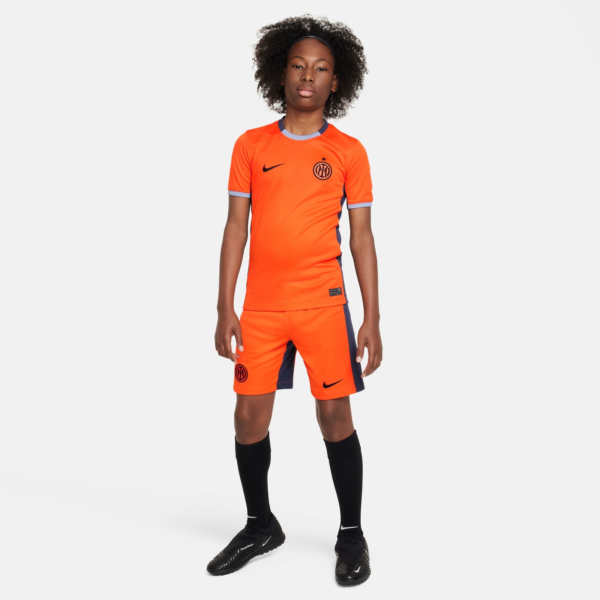 【美品】NIKE Inter Milano 長袖 ユニフォーム Nike Inter Milan 2023/24 Stadium Third Big Kids' Dri-FIT Soccer Jersey