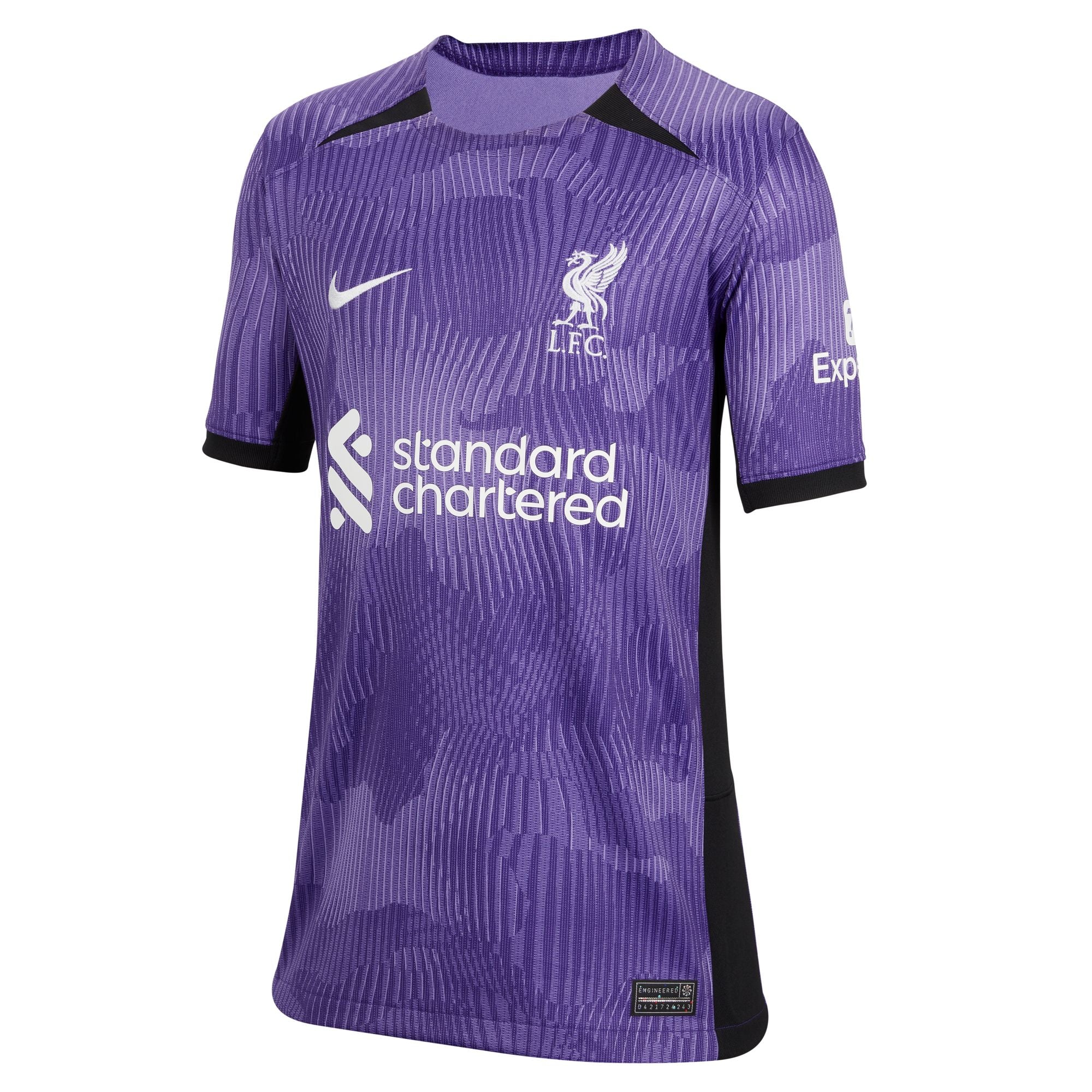 Nike Liverpool FC 2023/24 Stadium Third Big Kids' Dri-FIT Soccer Jersey - DX9851-568-NIKE by Nike | Available at Niky's Sports