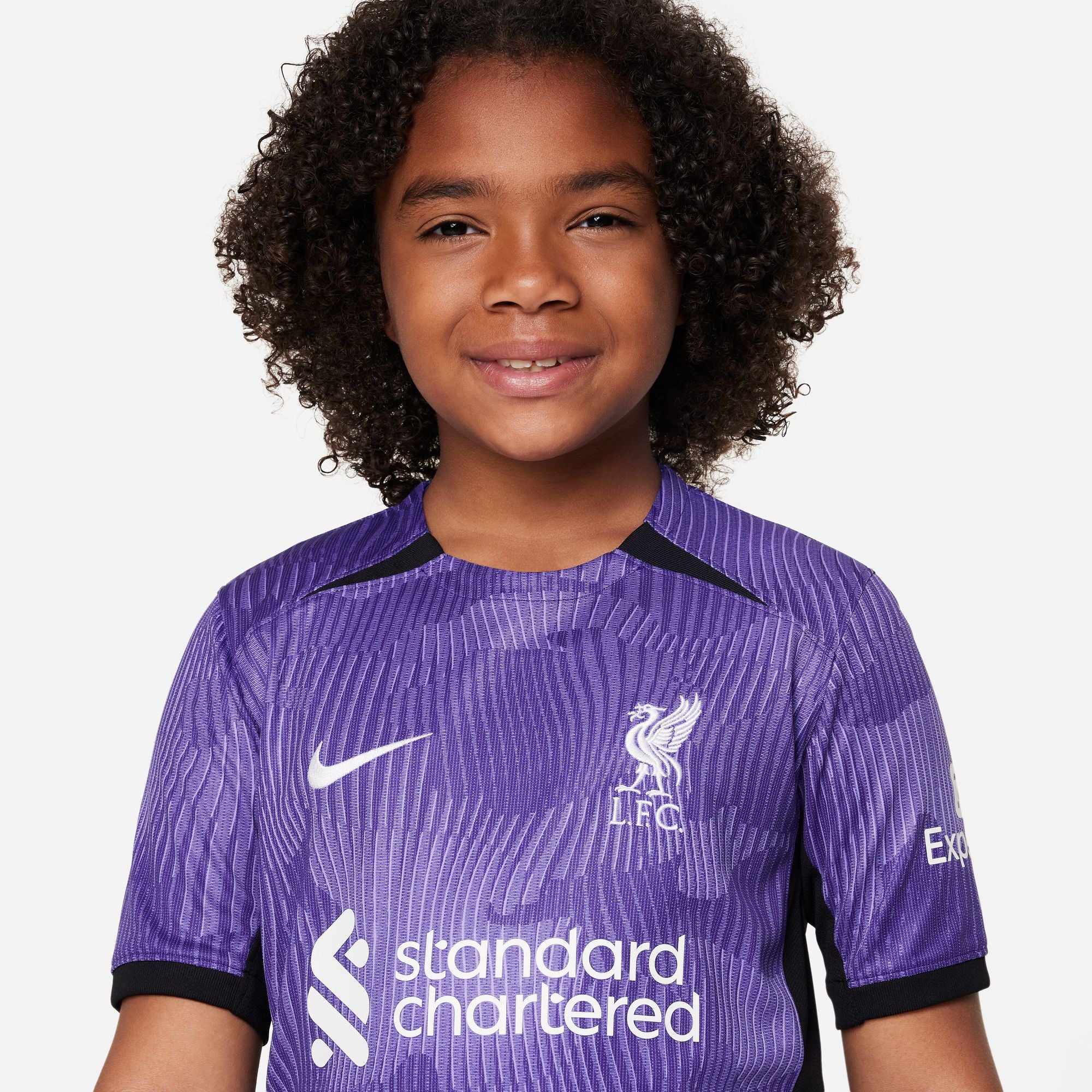 Nike Liverpool FC 2023/24 Stadium Third Big Kids' Dri-FIT Soccer Jersey - DX9851-568-NIKE by Nike | Available at Niky's Sports