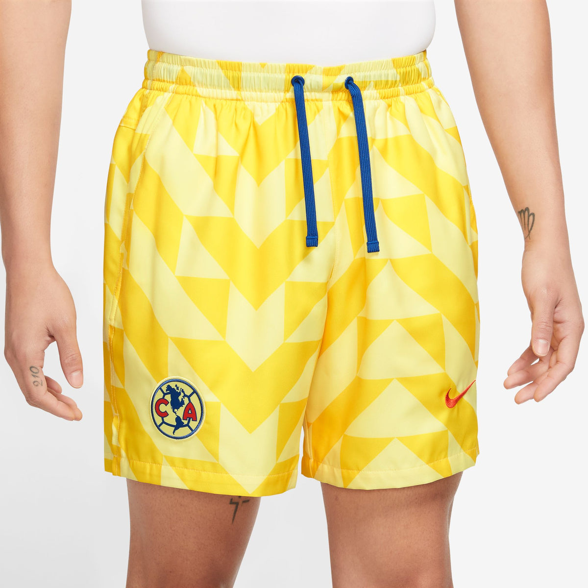 Nike Club America Flow Men&#39;s Graphic Soccer Shorts - DZ5649-706-NIKE by Nike | Available at Niky&#39;s Sports