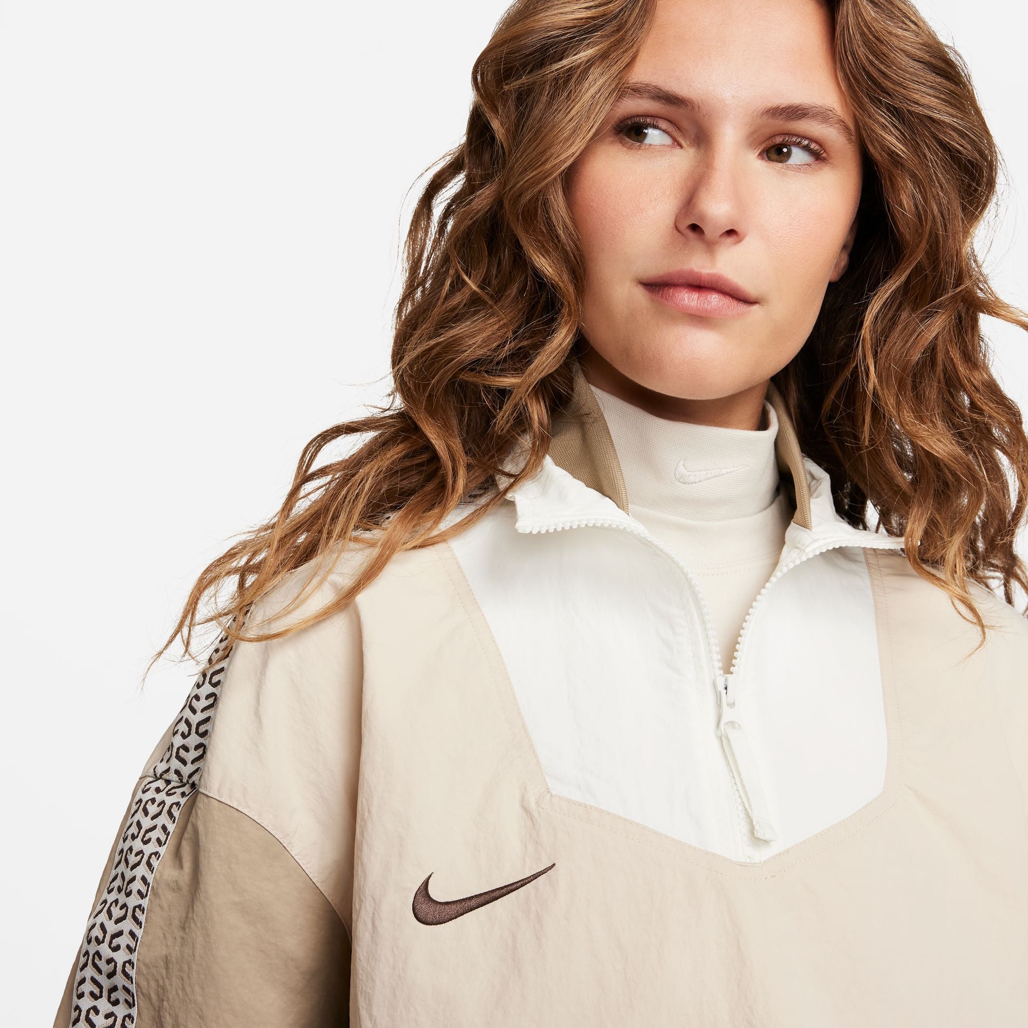 Nike Sportswear x Nike United Women's Oversized Woven Track Jacket - FB8372-126-NIKE by Nike | Available at Niky's Sports