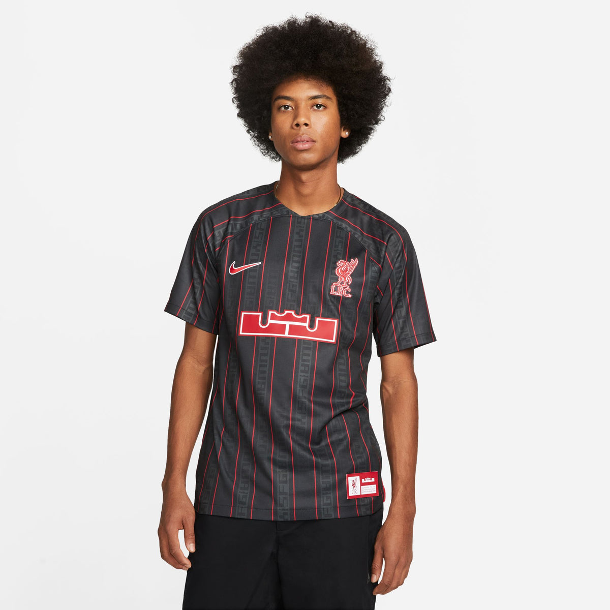 LeBron James LeBron x Liverpool FC Men&#39;s Nike Dri-FIT Stadium Soccer Jersey