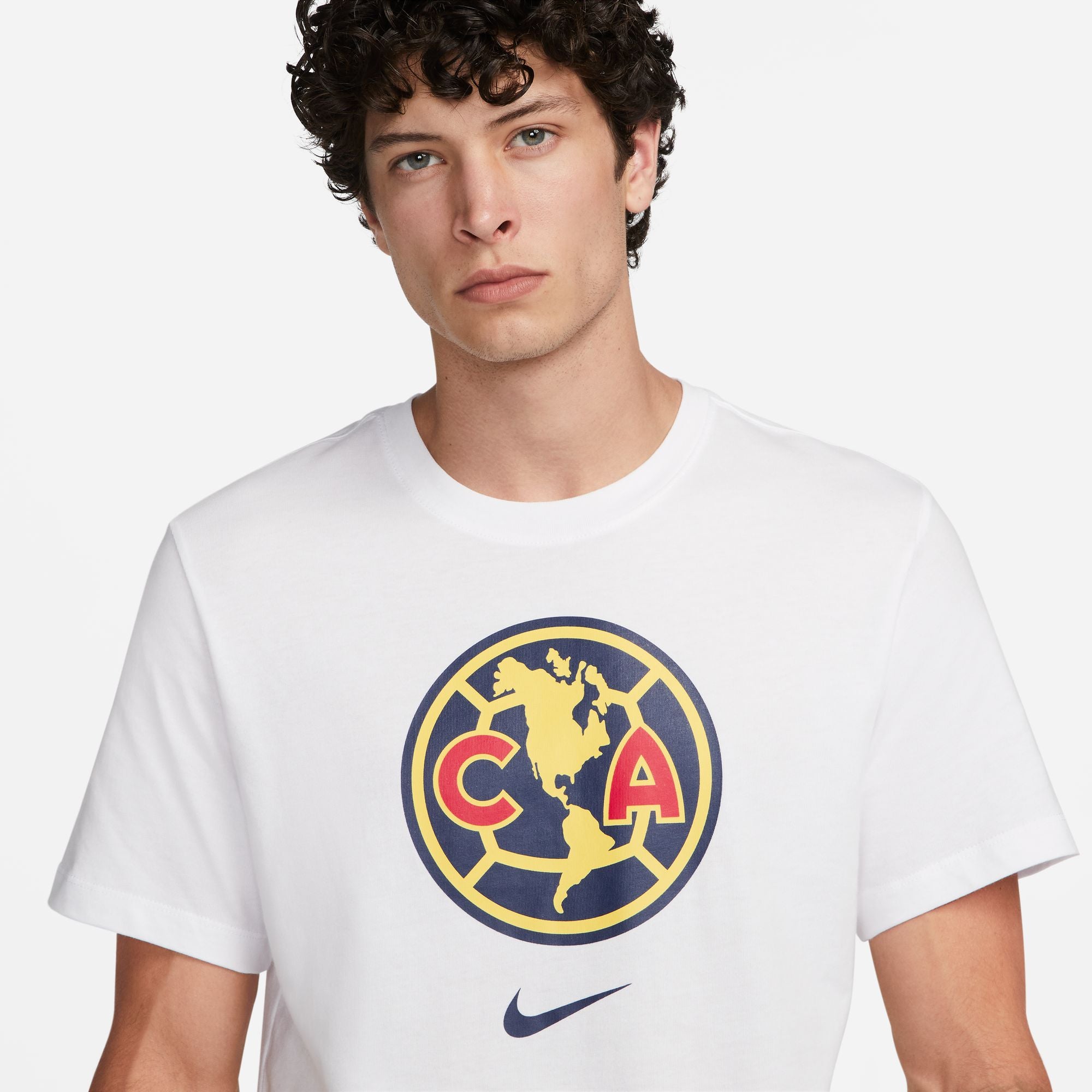 Nike Club America Crest Men's Nike T-Shirt - FD1038-100-NIKE by Nike | Available at Niky's Sports