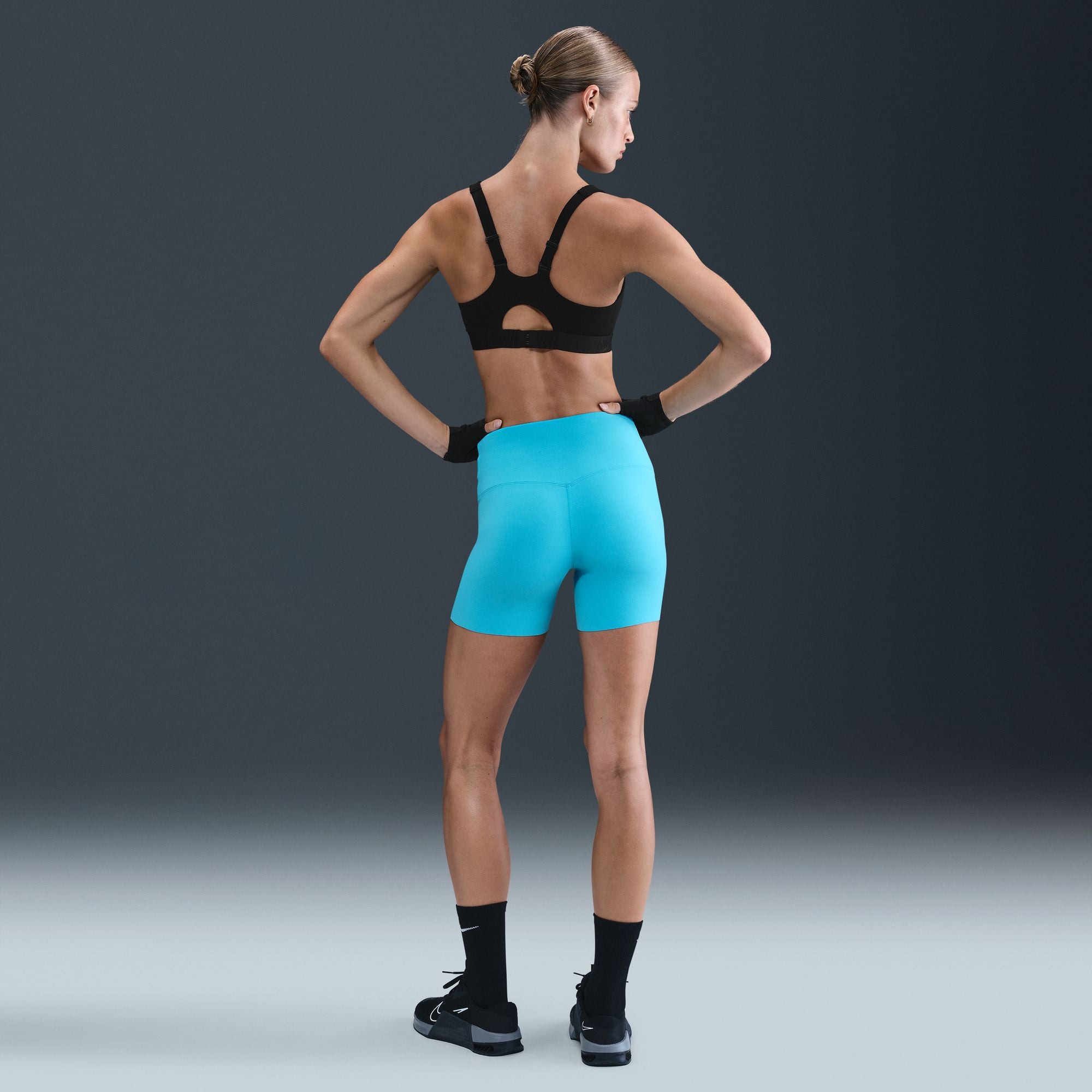 Nike Indy High Support Women's Padded Adjustable Sports Bra - FD1068-010 by Nike | Available at Niky's Sports