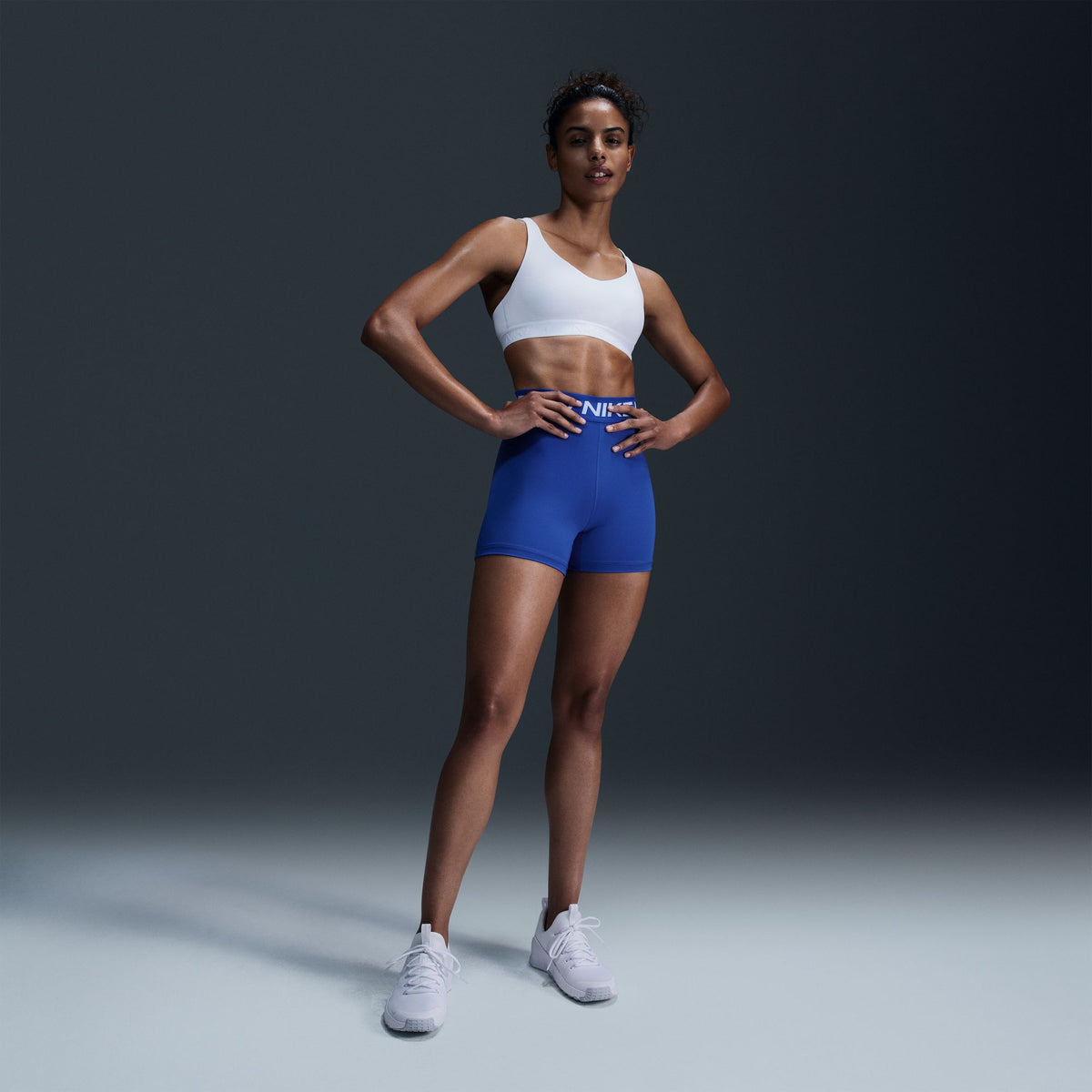 Nike Indy High Support Women's Padded Adjustable Sports Bra - FD1068-100 by Nike | Available at Niky's Sports