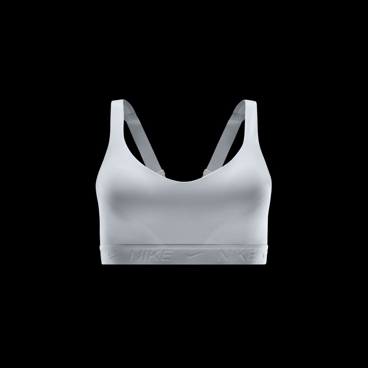 Nike Indy High Support Women's Padded Adjustable Sports Bra - FD1068-100 by Nike | Available at Niky's Sports