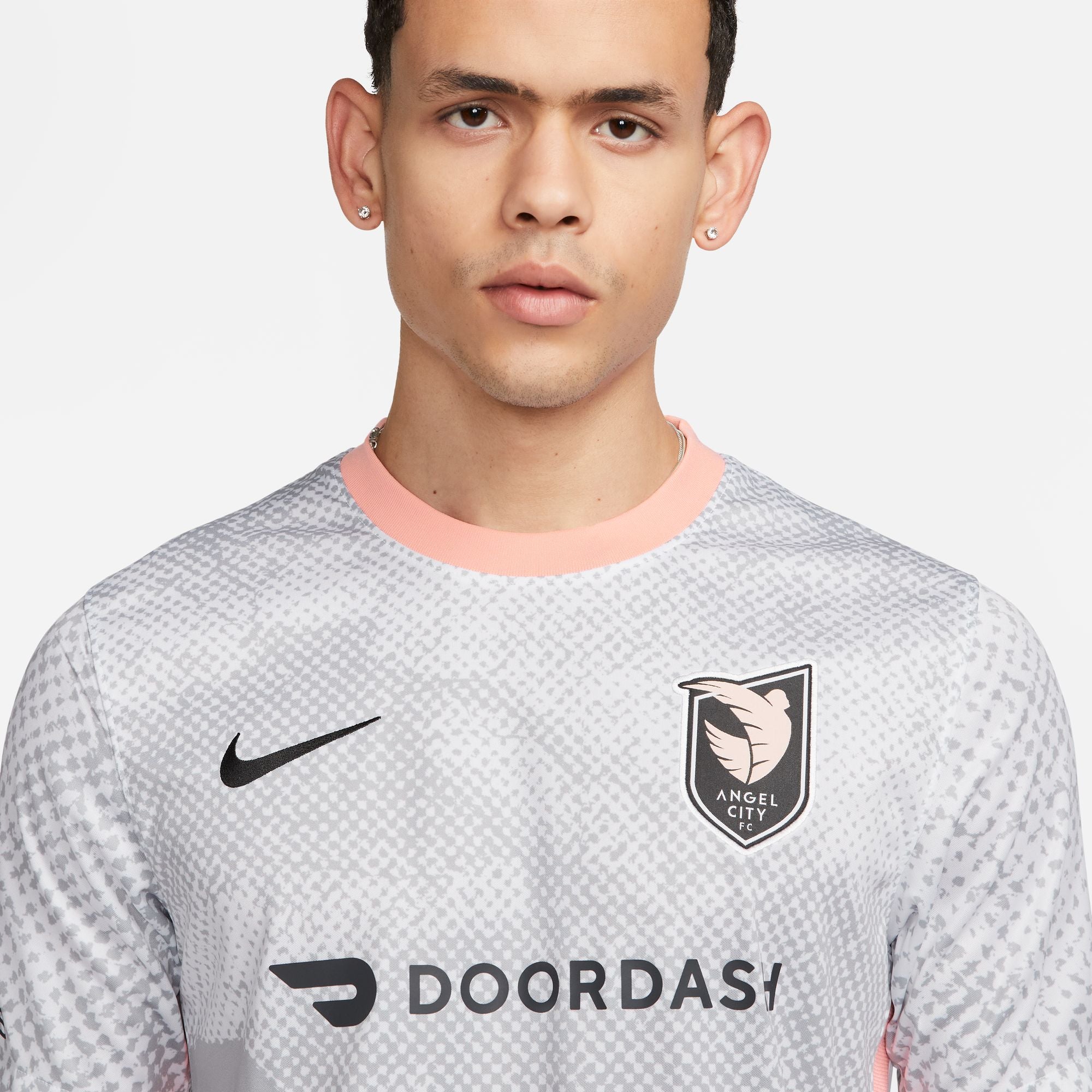 Nike Angel City FC 2023 Stadium Away Men's Nike Dri-FIT Soccer Jersey - FD1222-101-NIKE by Nike | Available at Niky's Sports