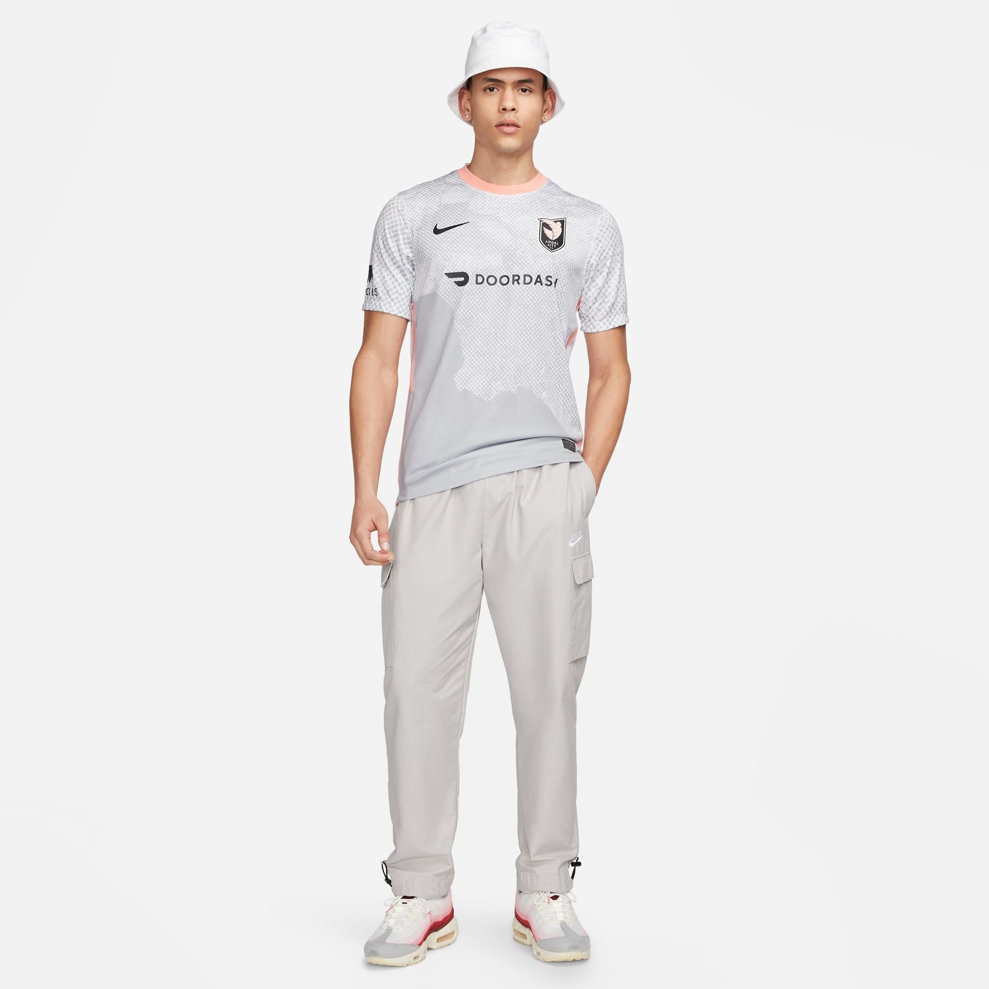 Nike Angel City FC 2023 Stadium Away Men's Nike Dri-FIT Soccer Jersey - FD1222-101-NIKE by Nike | Available at Niky's Sports