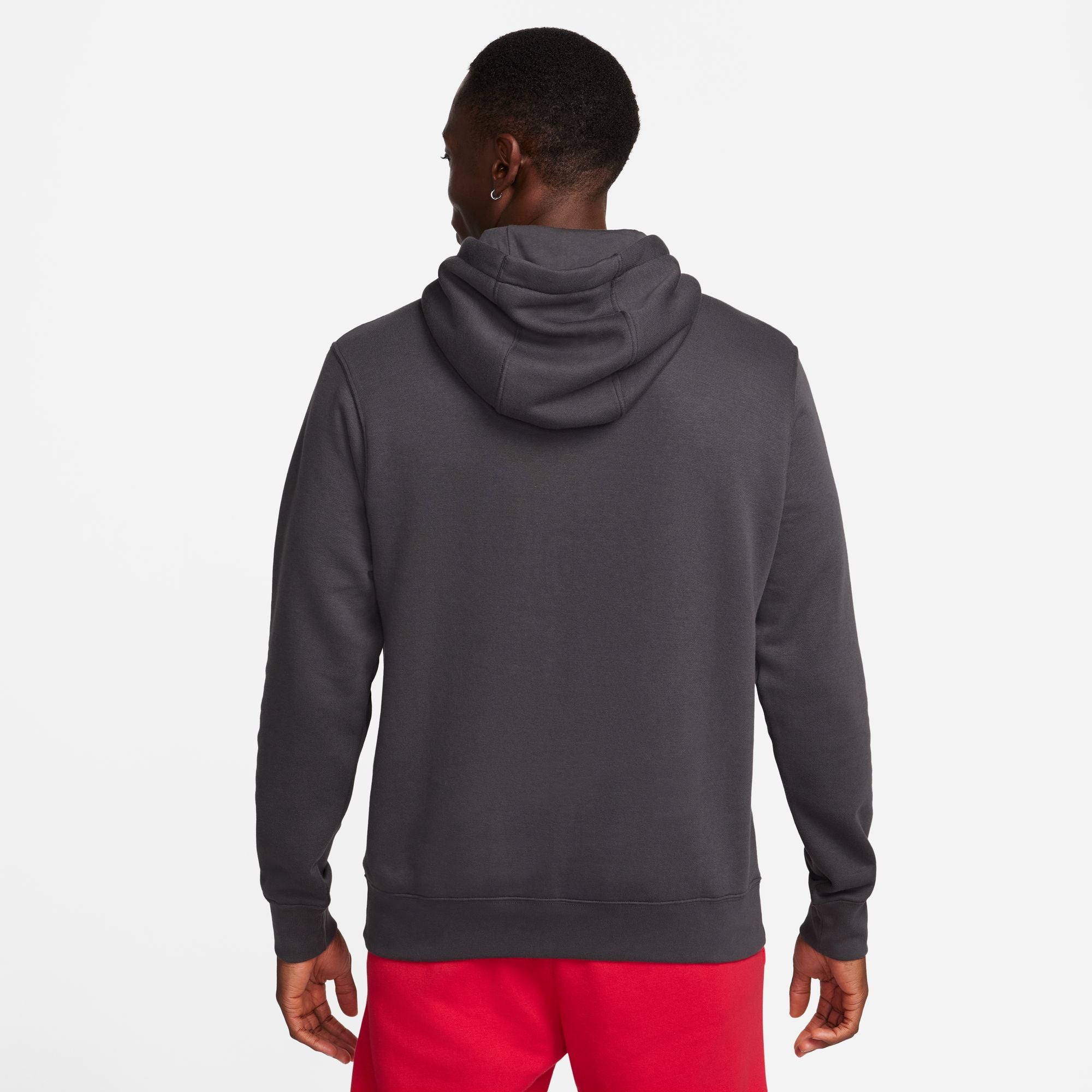 Nike Liverpool FC Club Fleece Men's Soccer Graphic Pullover Hoodie - FD7171-061-NIKE by Nike | Available at Niky's Sports