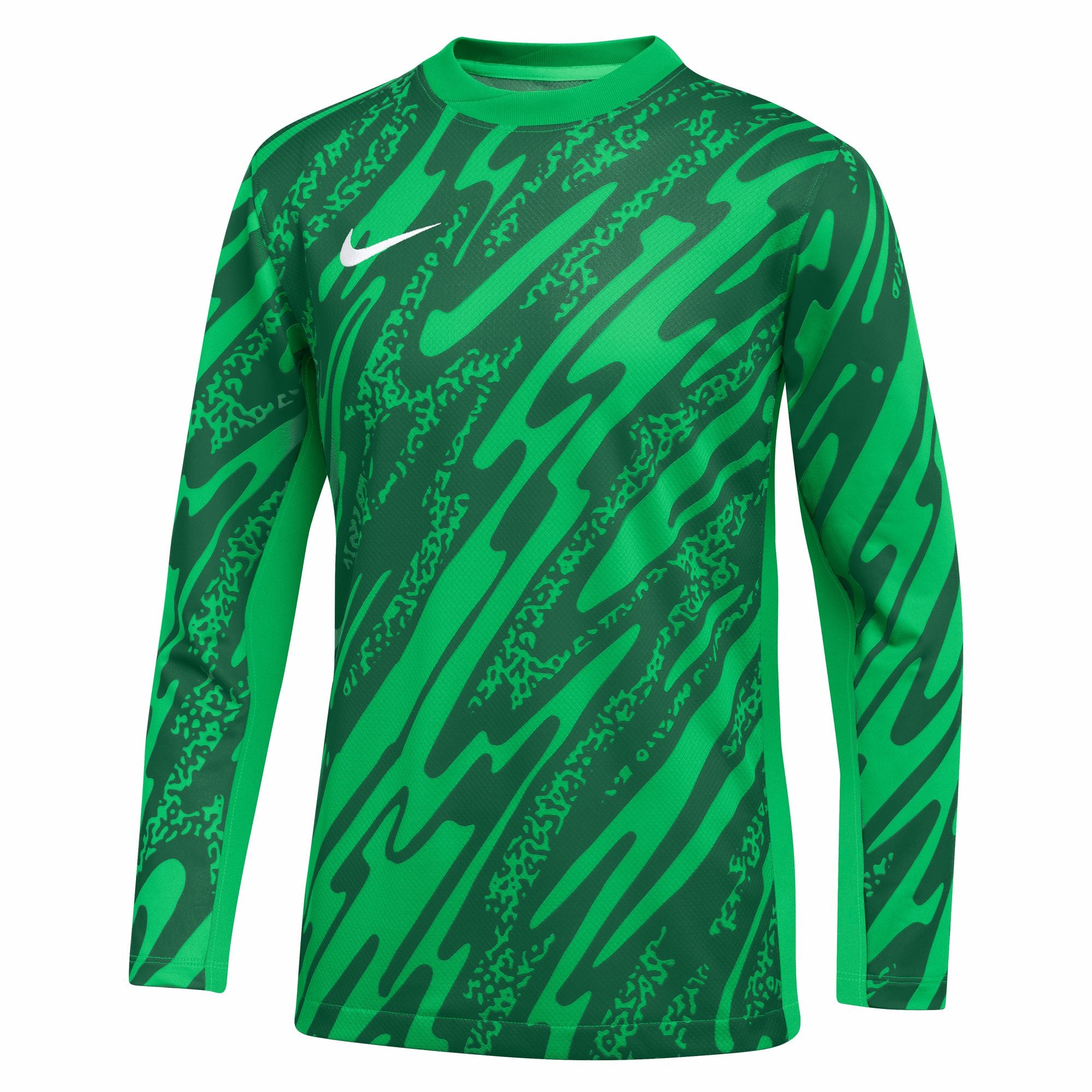 Nike YOMURI XL 緑 Vネックシャツ Nike Dri-FIT Gardien V GK Jersey US Youth Soccer Long-Sleeve Jersey