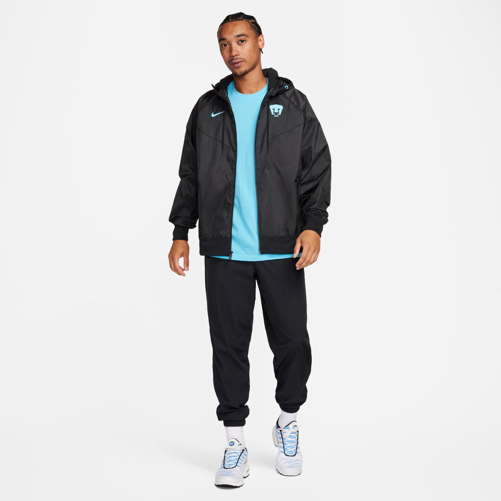 Nike Pumas UNAM Sport Essentials Windrunner Third Men's Soccer Hooded Woven Jacket - FD9128-010-NIKE by Nike | Available at Niky's Sports
