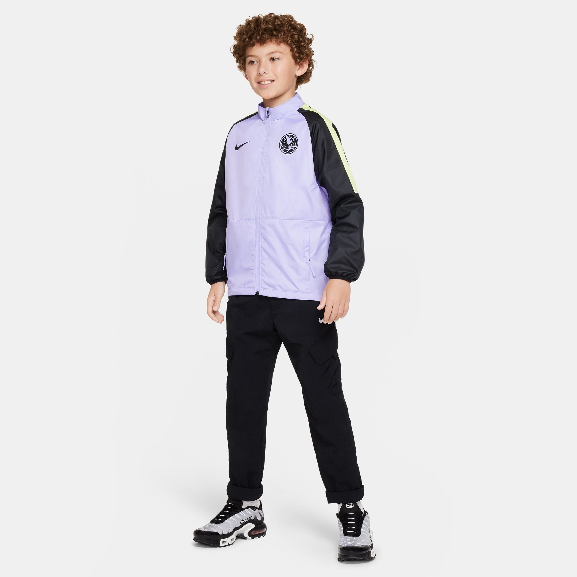Nike Club America Academy AWF Third Big Kids' Soccer Full-Zip Repel Jacket