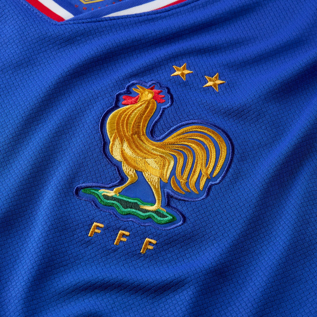 Nike FFF (Men's Team) 2024/25 Stadium Home Men's Dri-FIT Soccer Replica Jersey - FJ1259-452-NIKE by Nike | Available at Niky's Sports