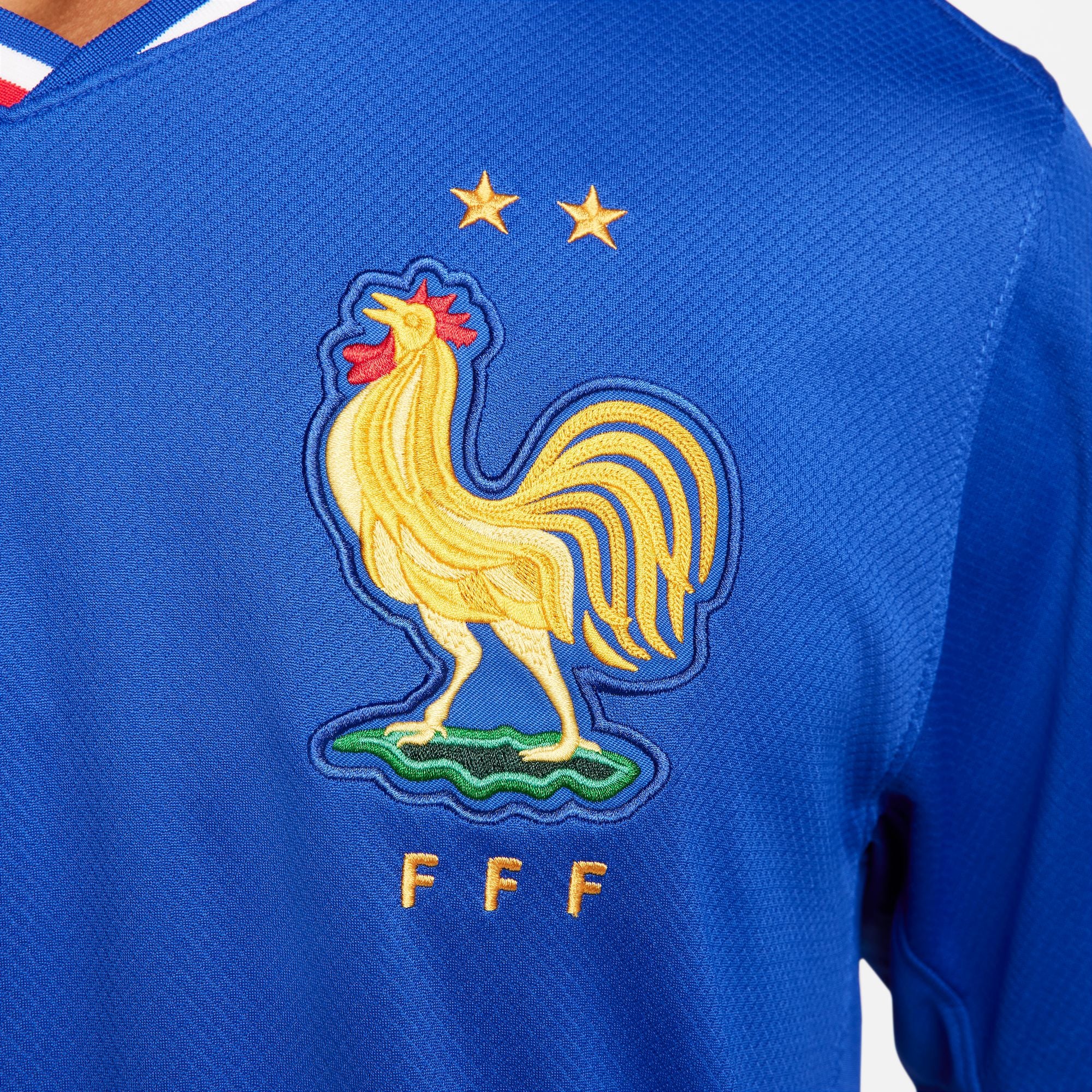 Nike FFF (Men's Team) 2024/25 Stadium Home Men's Dri-FIT Soccer Replica Jersey - FJ1259-452-NIKE by Nike | Available at Niky's Sports