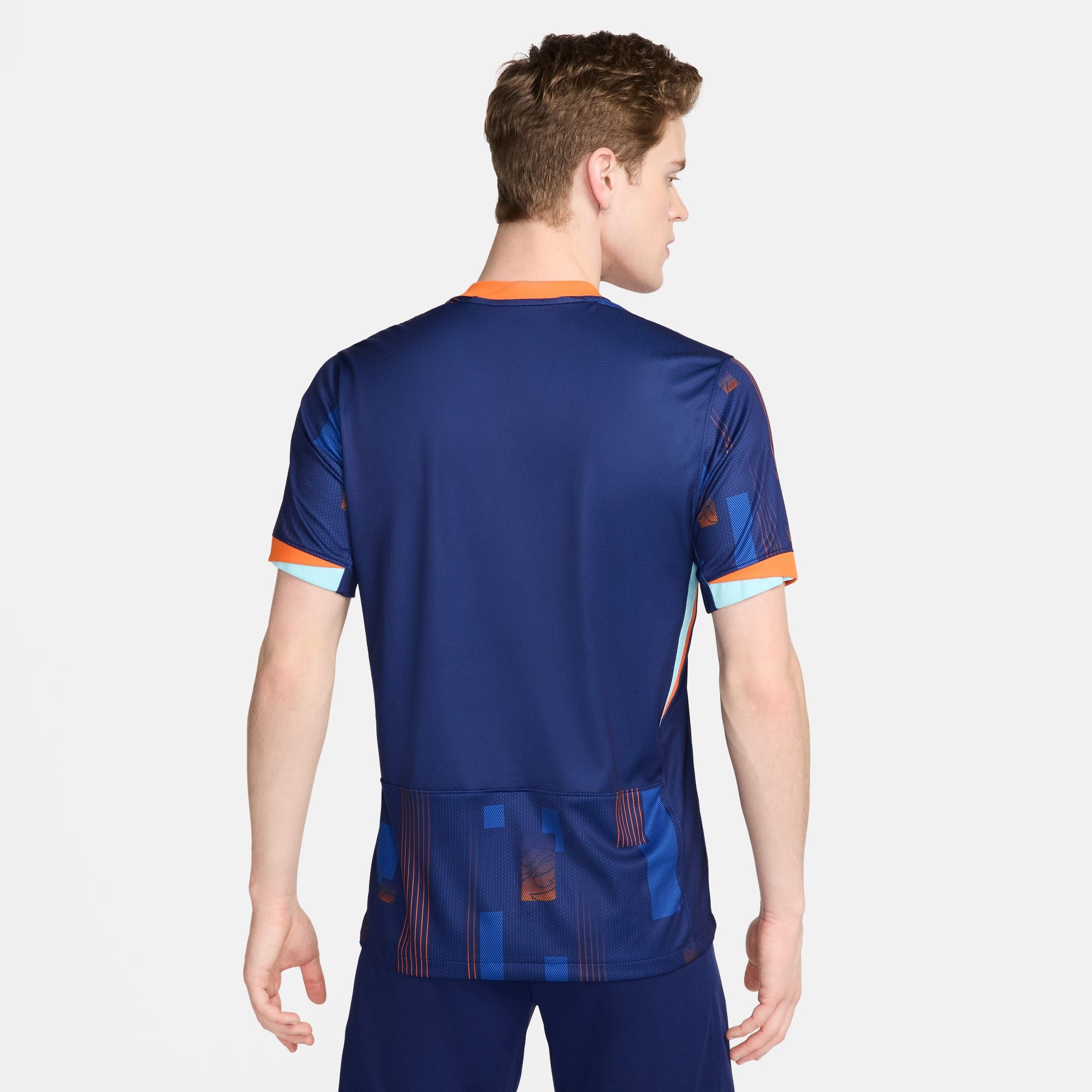 Nike Netherlands (Men's Team) 2024/25 Stadium Away Men's Dri-FIT Soccer Replica Jersey - FJ1260-492-NIKE by Nike | Available at Niky's Sports