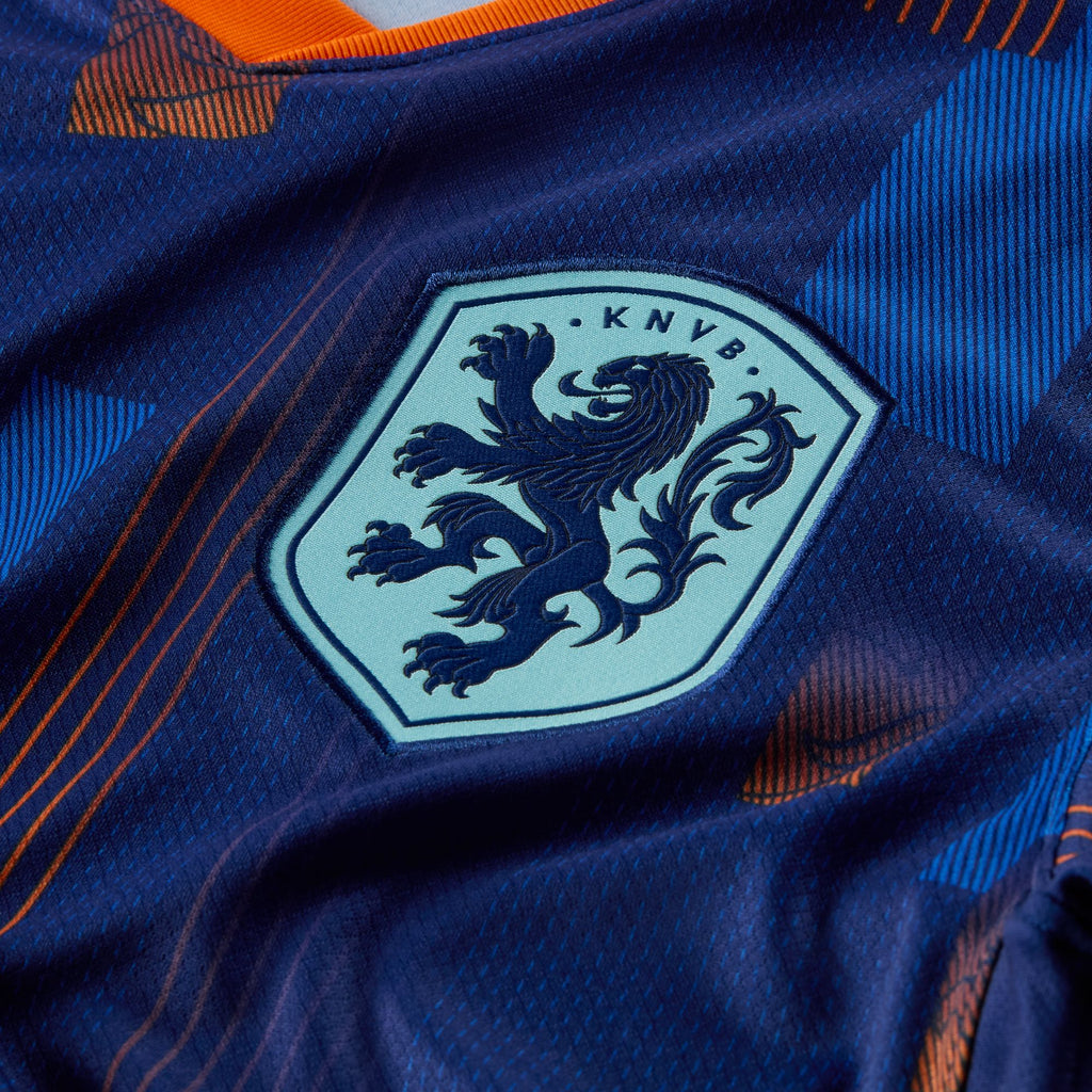 Nike Netherlands (Men's Team) 2024/25 Stadium Away Men's Dri-FIT Soccer Replica Jersey - FJ1260-492-NIKE by Nike | Available at Niky's Sports