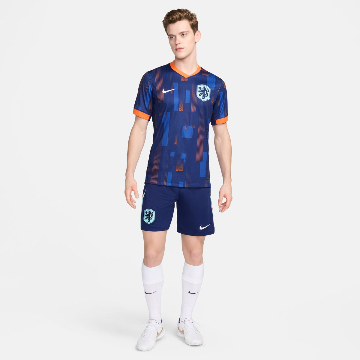 Nike Netherlands (Men's Team) 2024/25 Stadium Away Men's Dri-FIT Soccer Replica Jersey - FJ1260-492-NIKE by Nike | Available at Niky's Sports