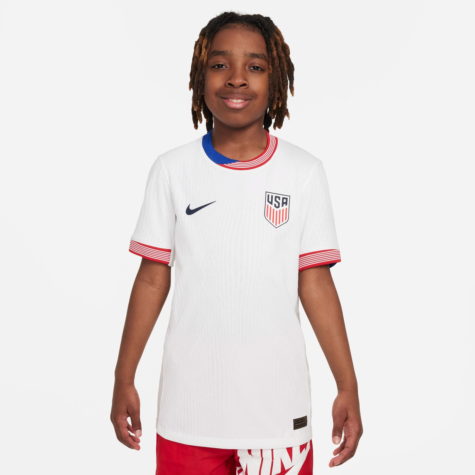 Nike USMNT 2024 Match Home Big Kids' Dri-FIT ADV Soccer Authentic Jersey