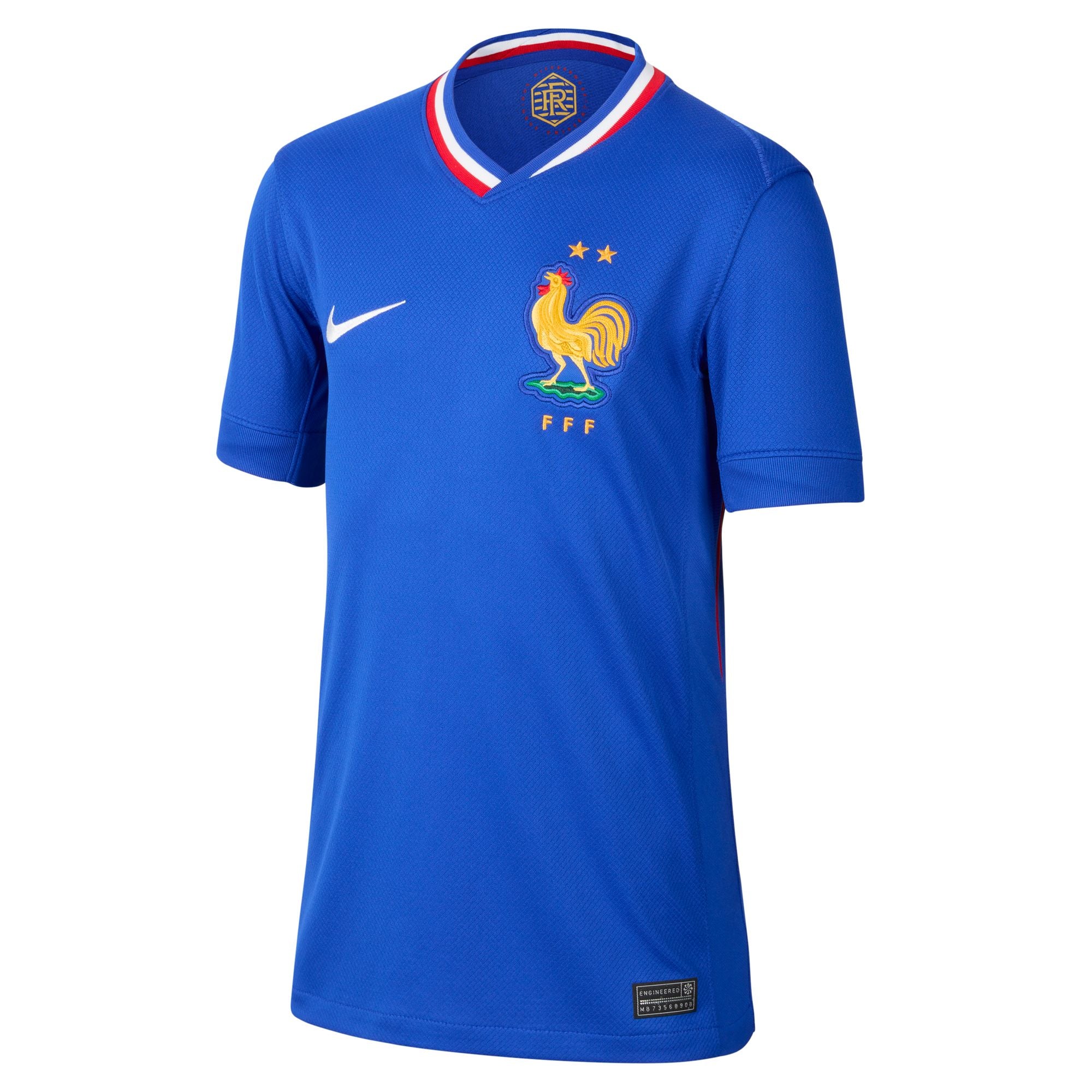 Nike FFF (Men's Team) 2024/25 Stadium Home Big Kids' Dri-FIT Soccer Replica Jersey