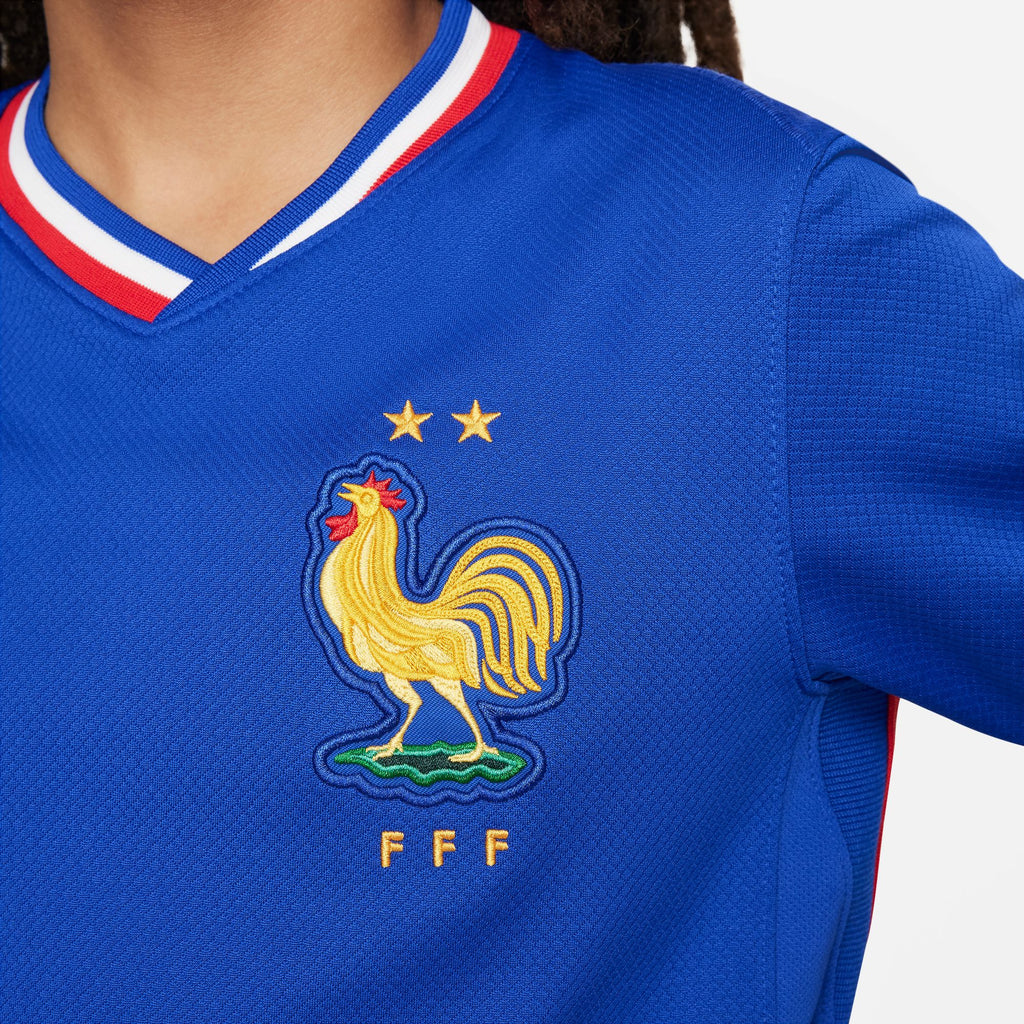 Nike FFF (Men's Team) 2024/25 Stadium Home Big Kids' Dri-FIT Soccer Replica Jersey