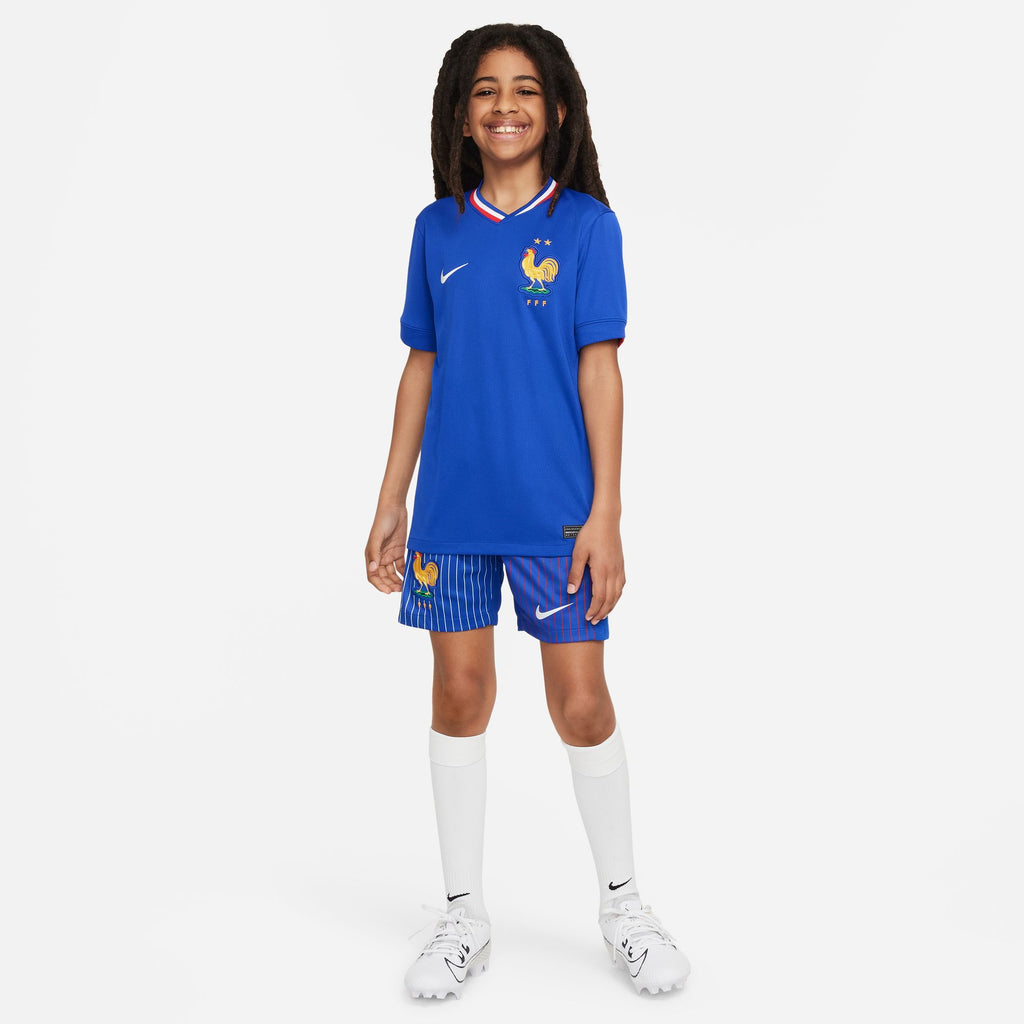 Nike FFF (Men's Team) 2024/25 Stadium Home Big Kids' Dri-FIT Soccer Replica Jersey