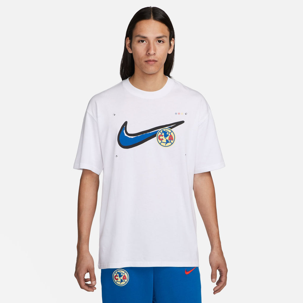 Nike Club America Original Max90 Tee - FJ1979-100-NIKE by Nike | Available at Niky's Sports