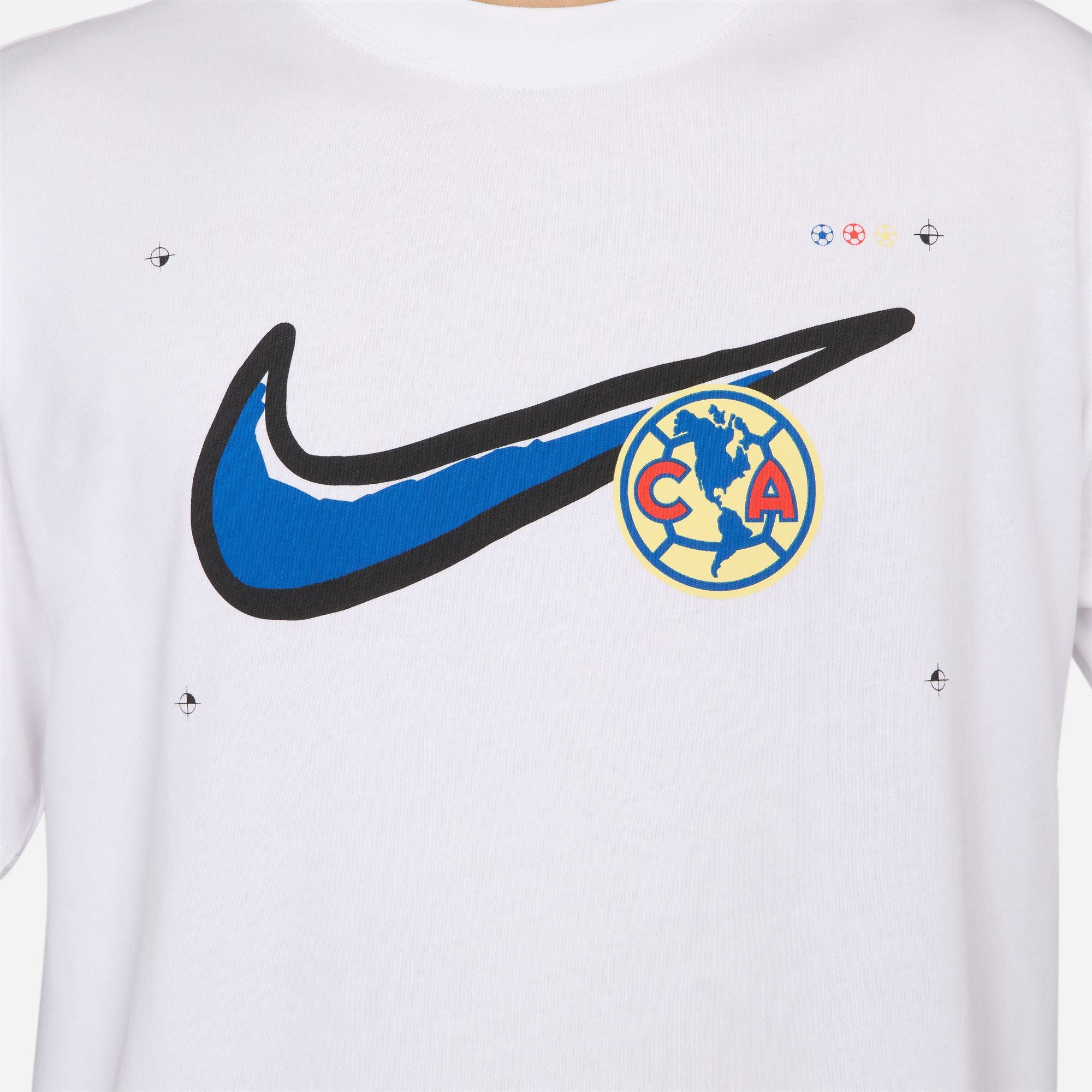 Nike Club America Original Max90 Tee - FJ1979-100-NIKE by Nike | Available at Niky's Sports