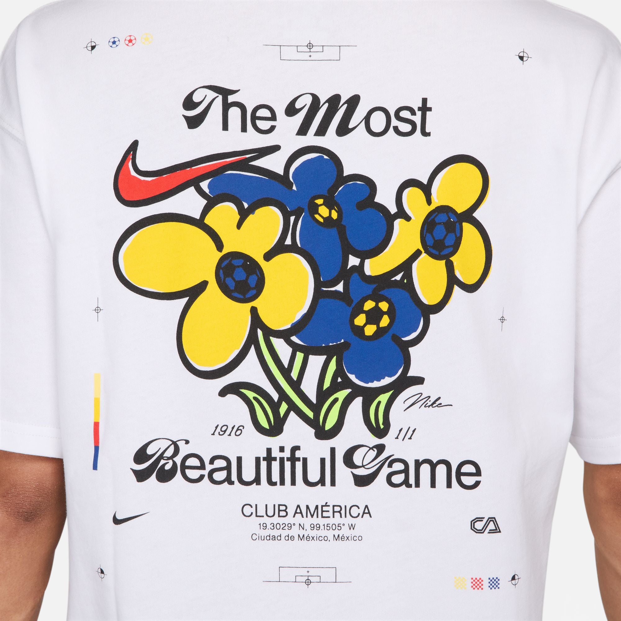 Nike Club America Original Max90 Tee - FJ1979-100-NIKE by Nike | Available at Niky's Sports