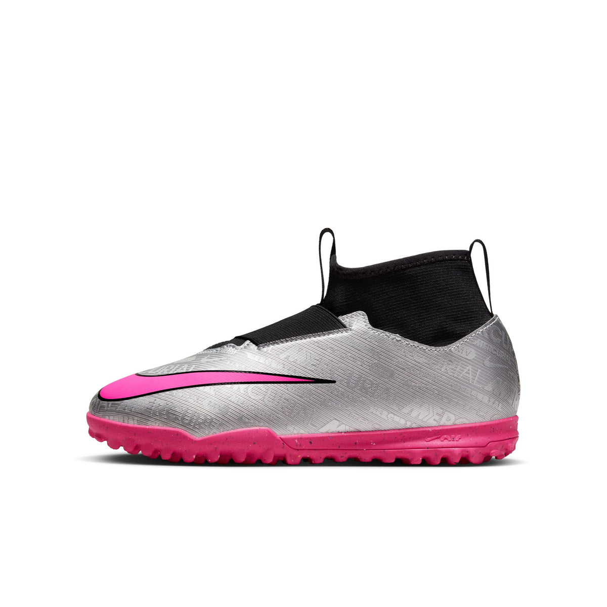 Nike Jr. Zoom Mercurial Superfly 9 Academy XXV TF Big Kids&#39; Turf Soccer Shoes - FJ2033-060-NIKE by Nike | Available at Niky&#39;s Sports